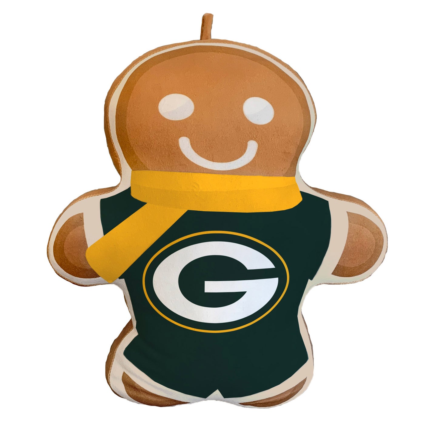 Green Bay Packers Gingerbread Holiday Plushlete