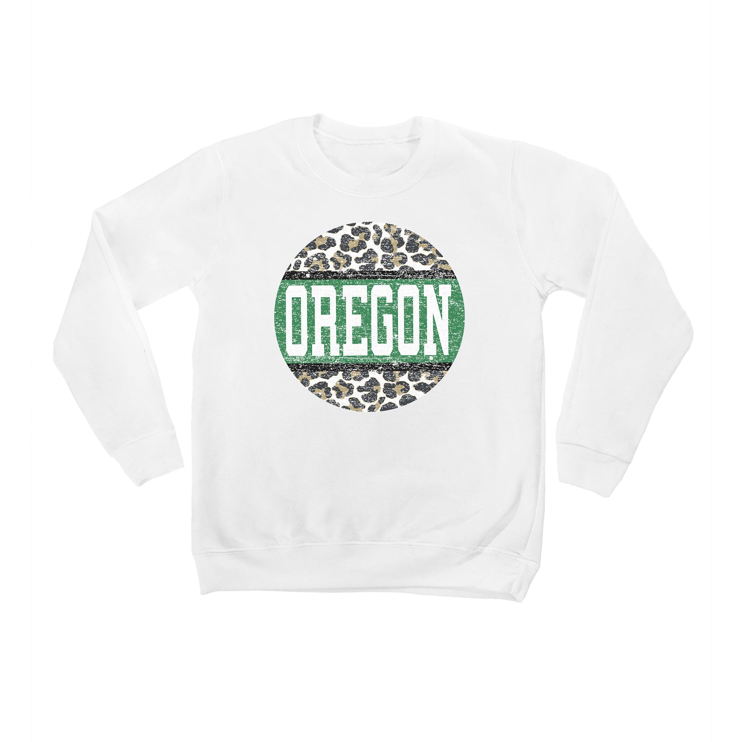 Youth White Oregon Ducks Scoop & Score Pullover Sweatshirt
