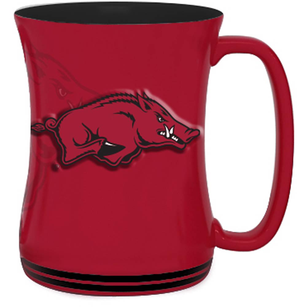 Arkansas Razorbacks 16oz. Sculpted Barista Mug