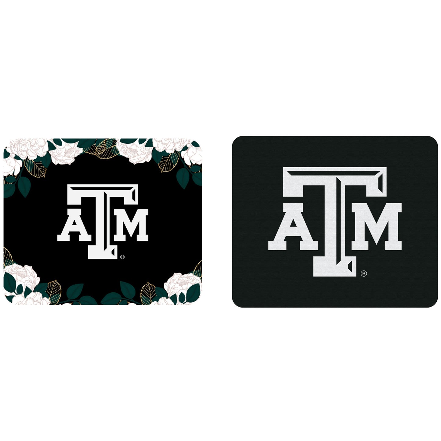 Texas A&M Aggies Floral Mousepad 2-Pack