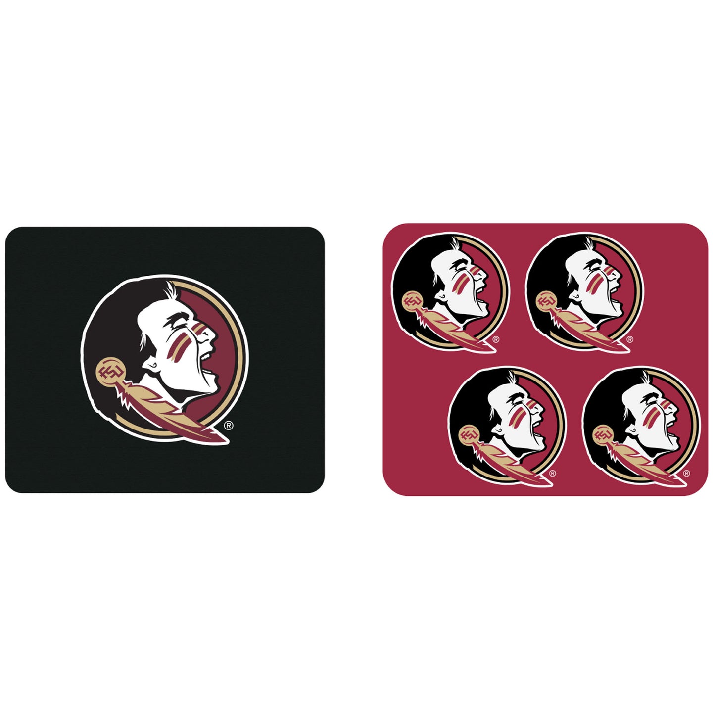 Florida State Seminoles Mascot Mousepad 2-Pack