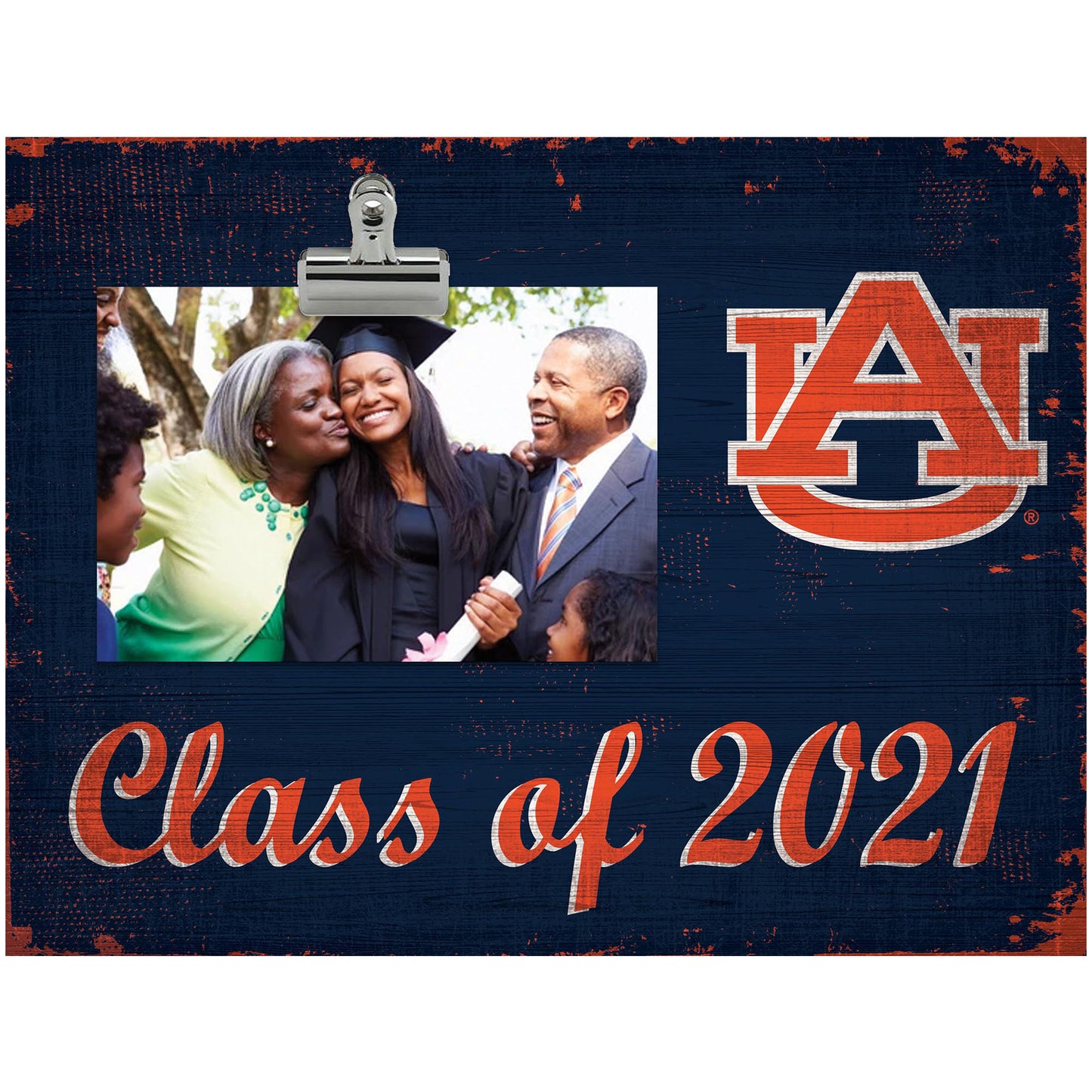 Auburn Tigers 10.5'' x 8'' Class of 2021 Clip Frame