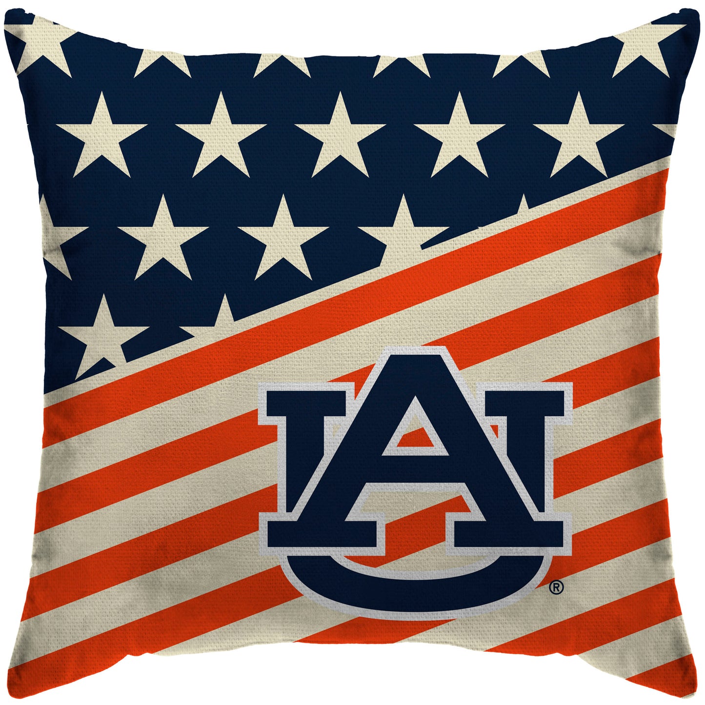 Auburn Tigers 18'' x 18'' Team Americana Decorative Throw Pillow