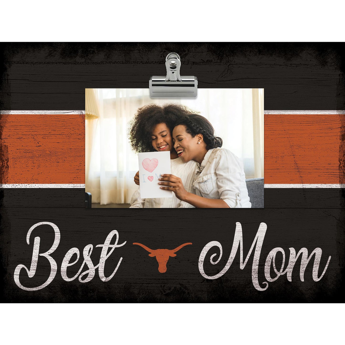 Texas Longhorns 10.5'' x 8'' Best Mom Clip Frame