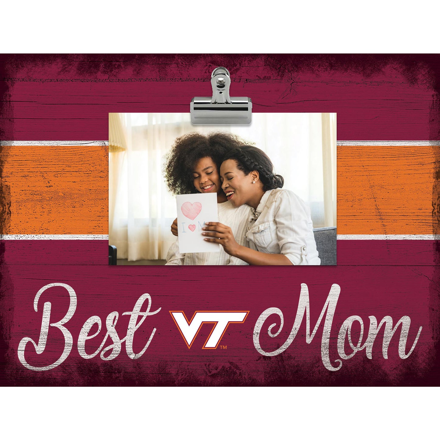 Virginia Tech Hokies 10.5'' x 8'' Best Mom Clip Frame