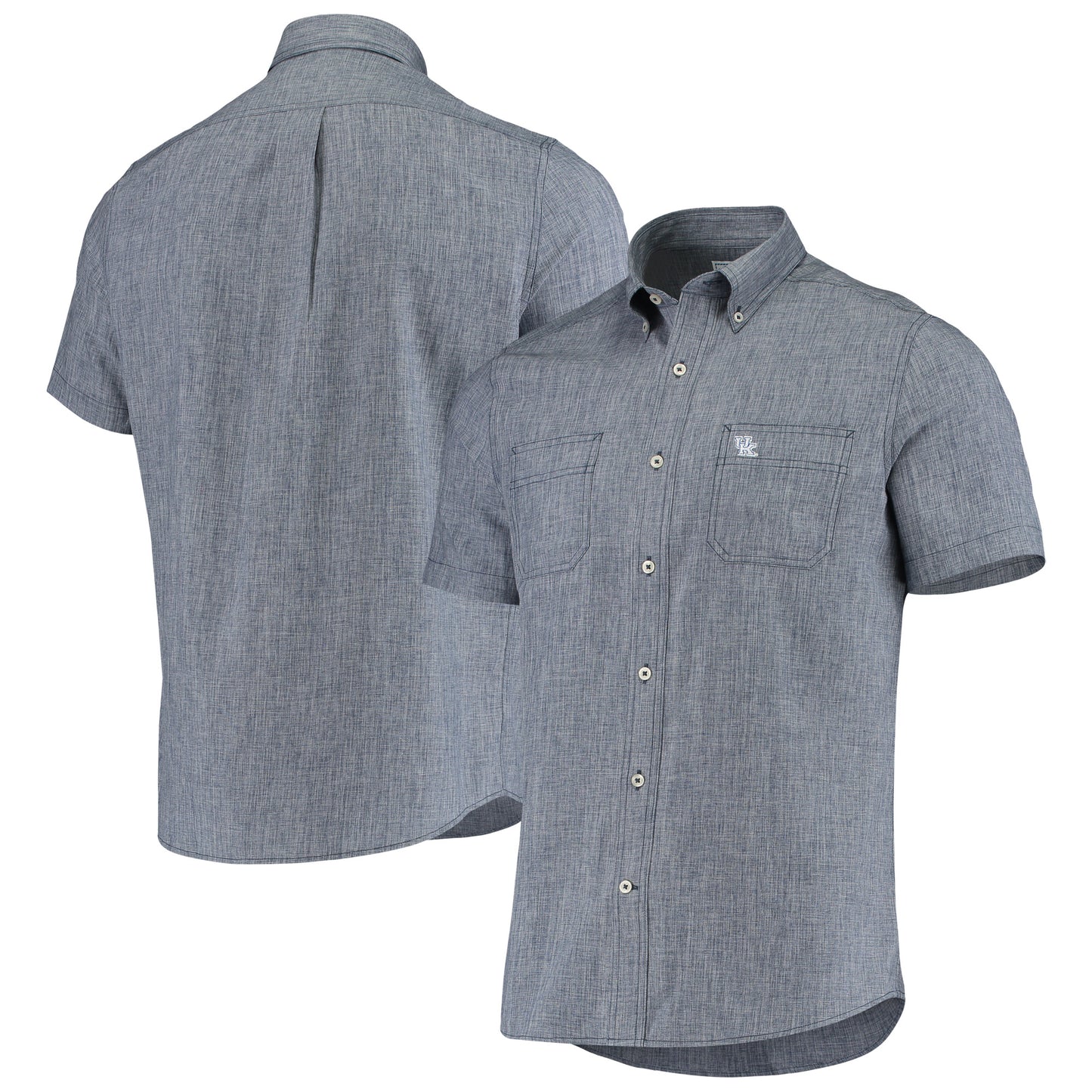Men's Southern Tide Navy Kentucky Wildcats Dock Button-Down Shirt