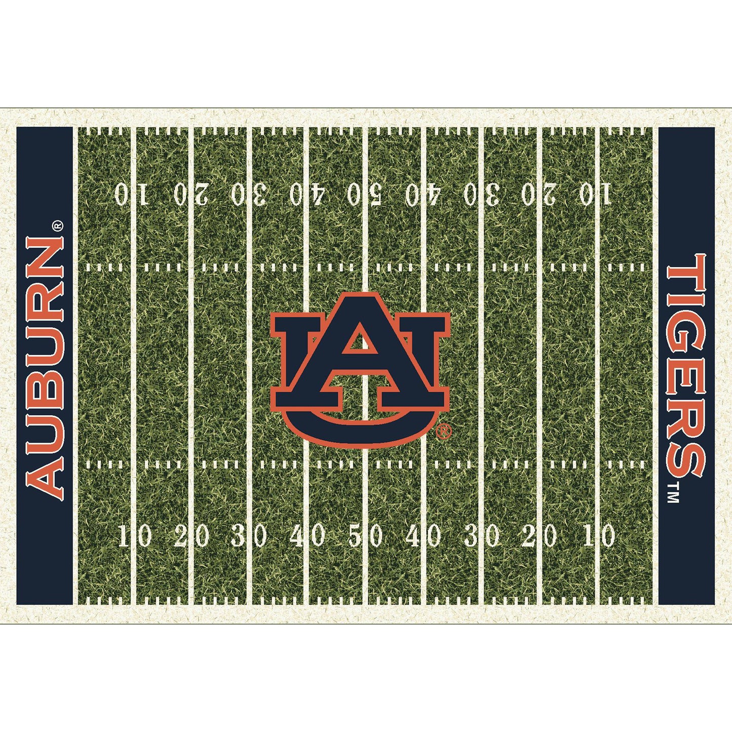 Imperial Auburn Tigers 7'8'' x 10'9'' Home Field Rug