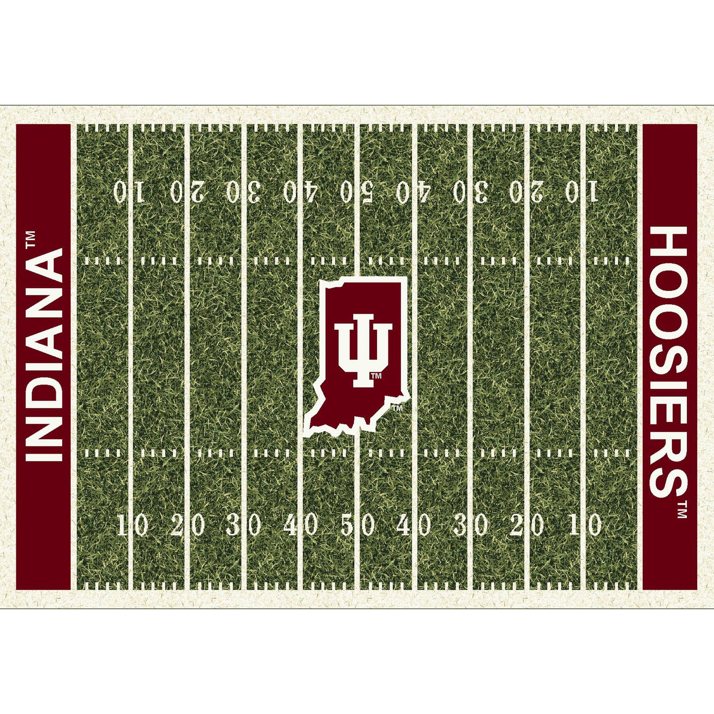 Imperial Indiana Hoosiers 7'8'' x 10'9'' Home Field Rug