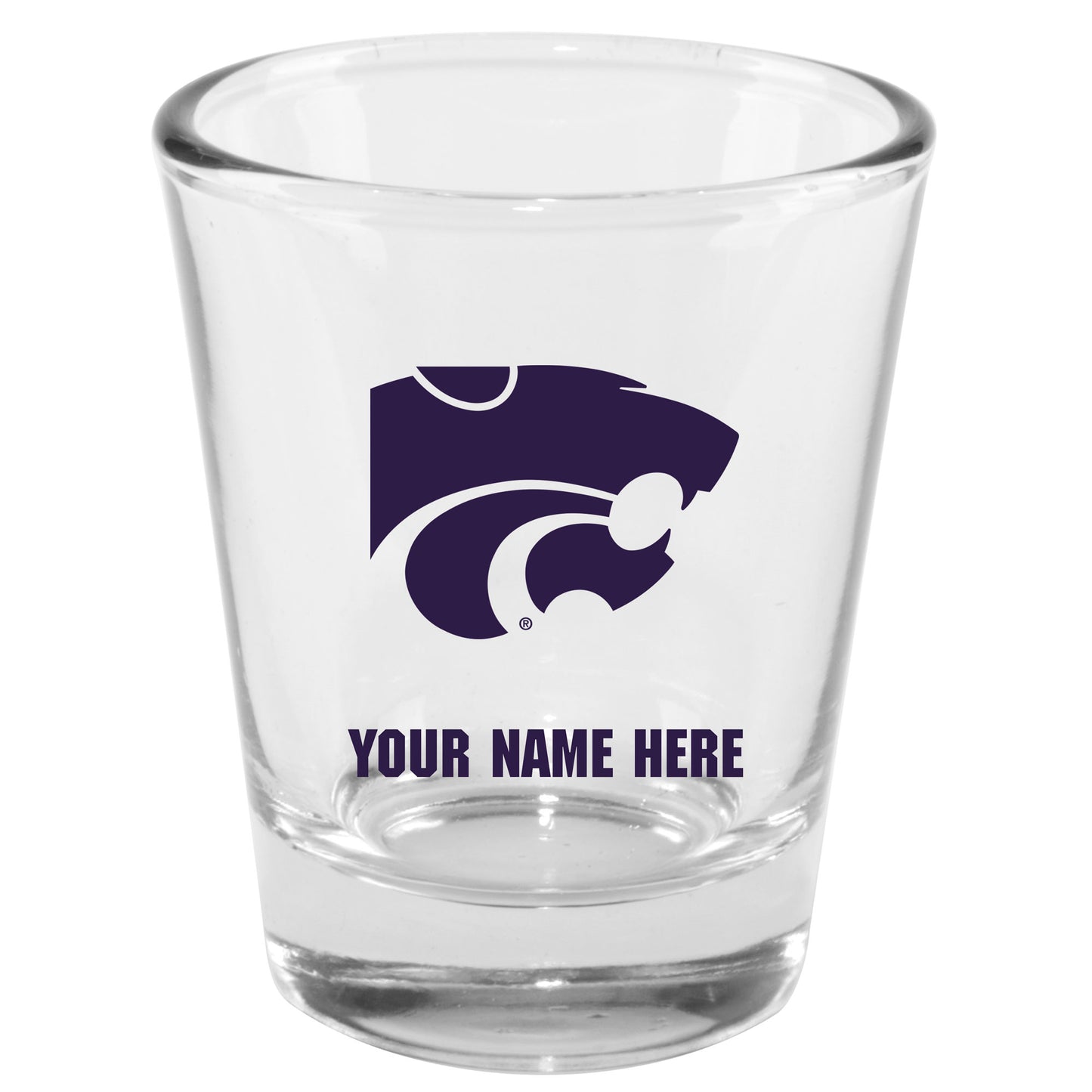Kansas State Wildcats 2oz. Personalized Shot Glass