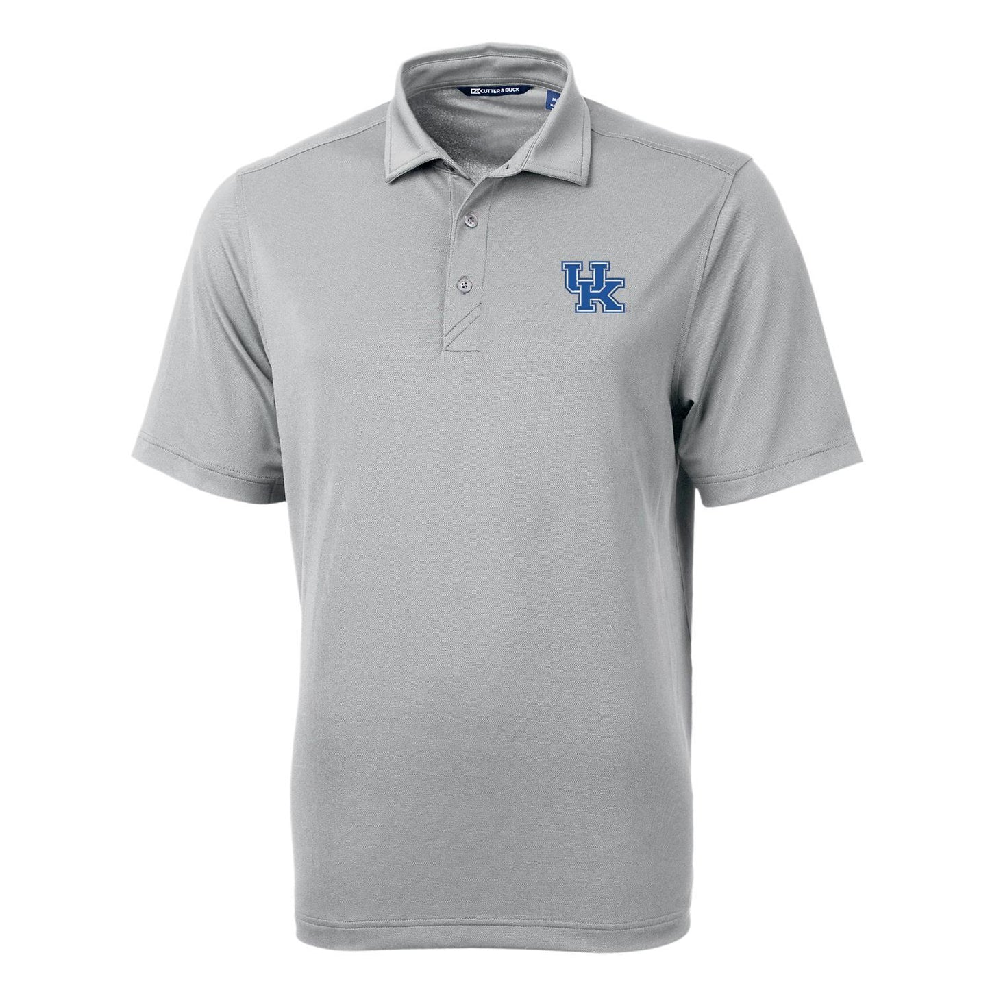 Men's Cutter & Buck Gray Kentucky Wildcats Virtue Eco Pique Recycled Polo