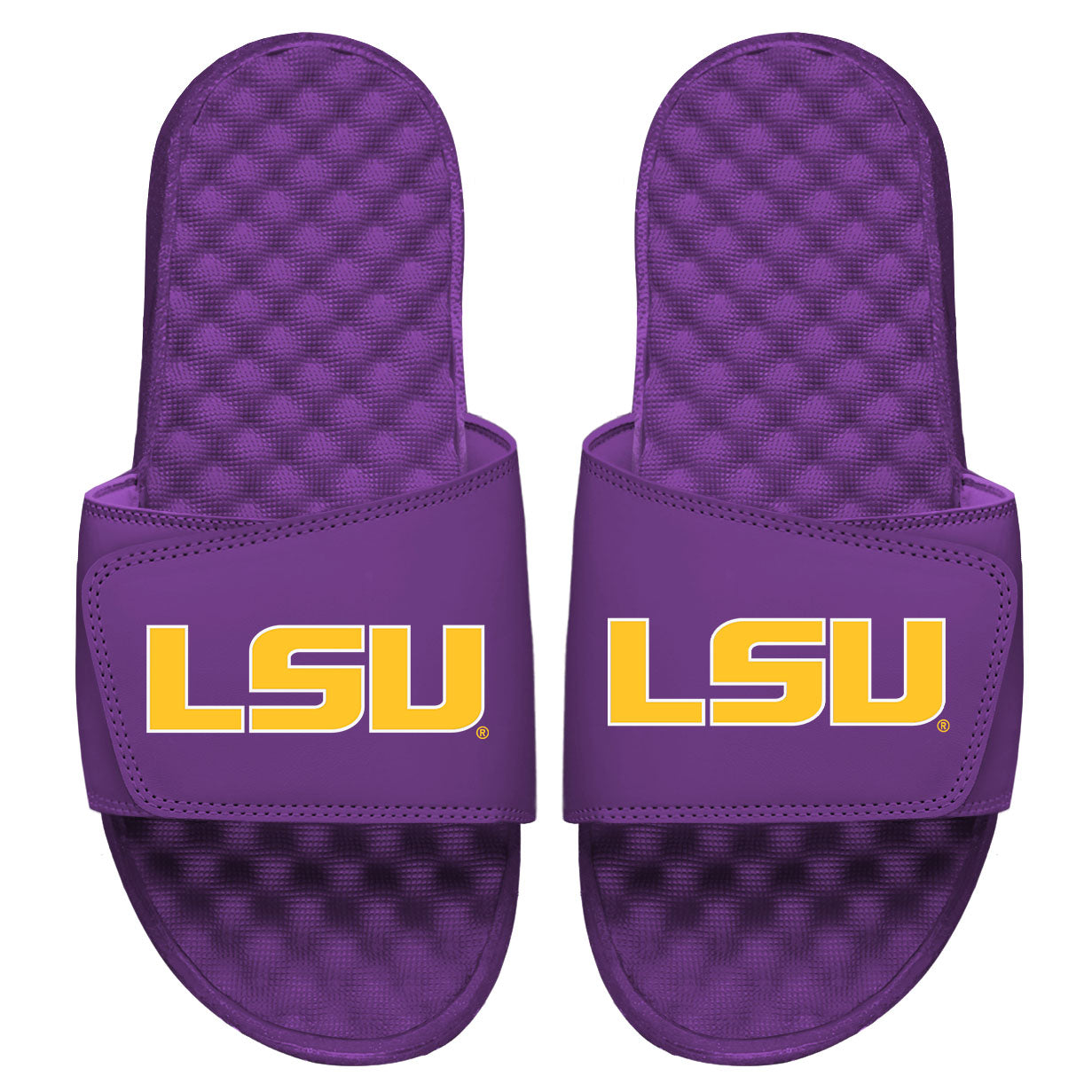 Men's ISlide Purple LSU Tigers Primary Logo Slide Sandals