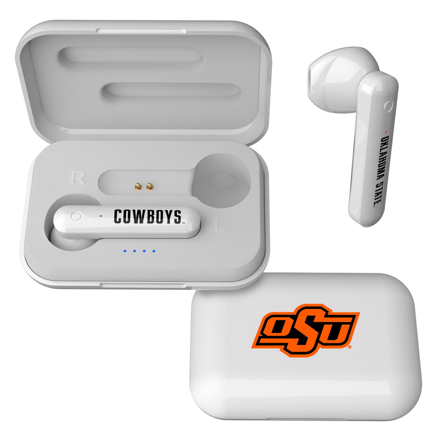 Keyscaper Oklahoma State Cowboys Wireless TWS Insignia Design Earbuds