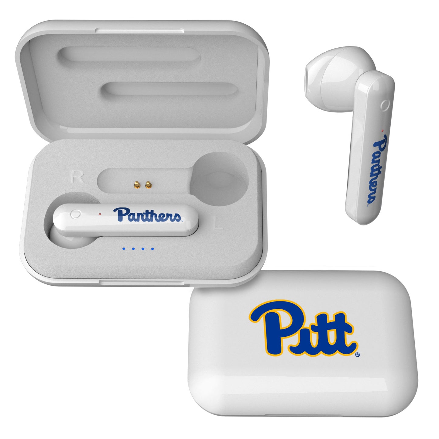 Keyscaper Pitt Panthers Wireless TWS Insignia Design Earbuds