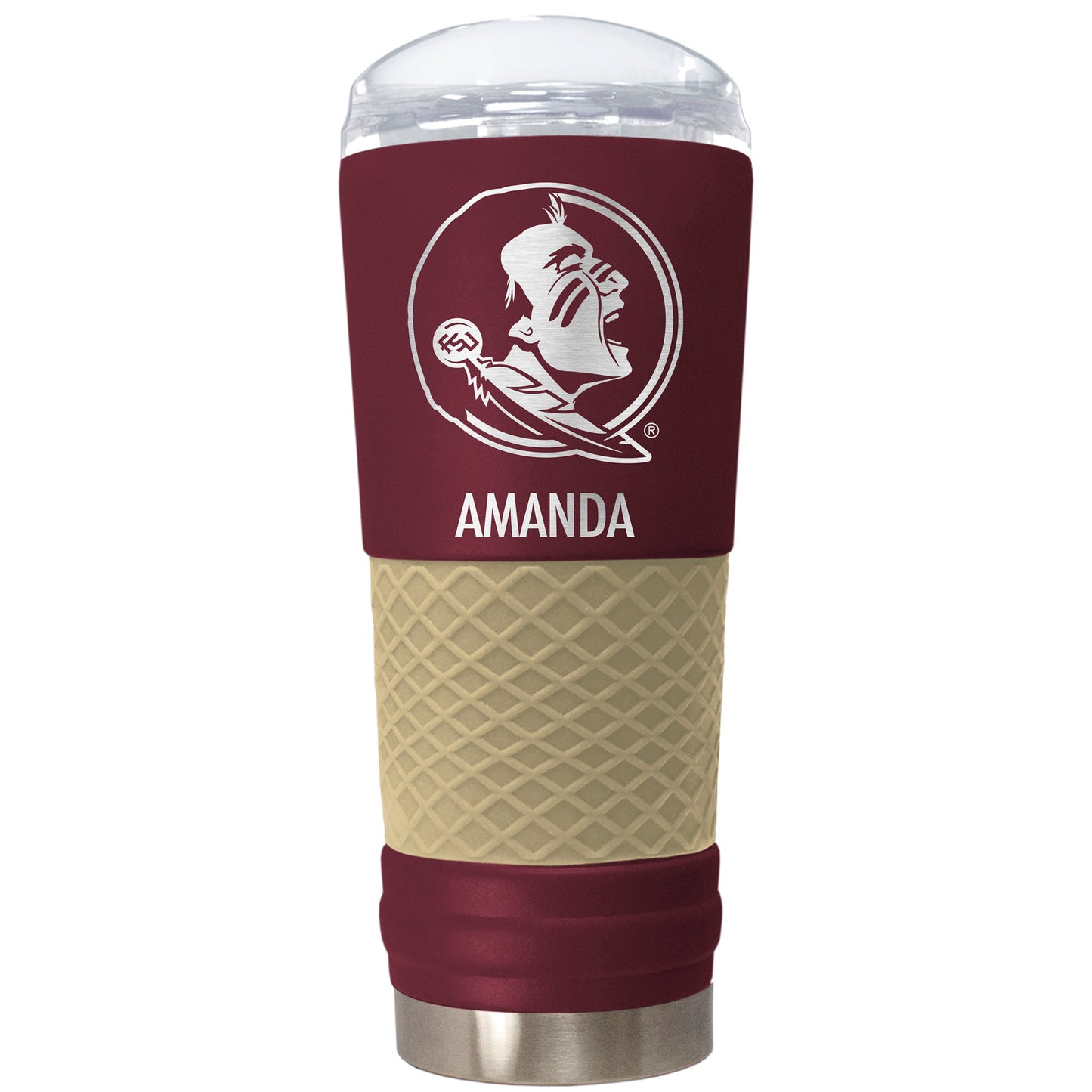 Florida State Seminoles 24oz. Personalized Team Color Draft Tumbler
