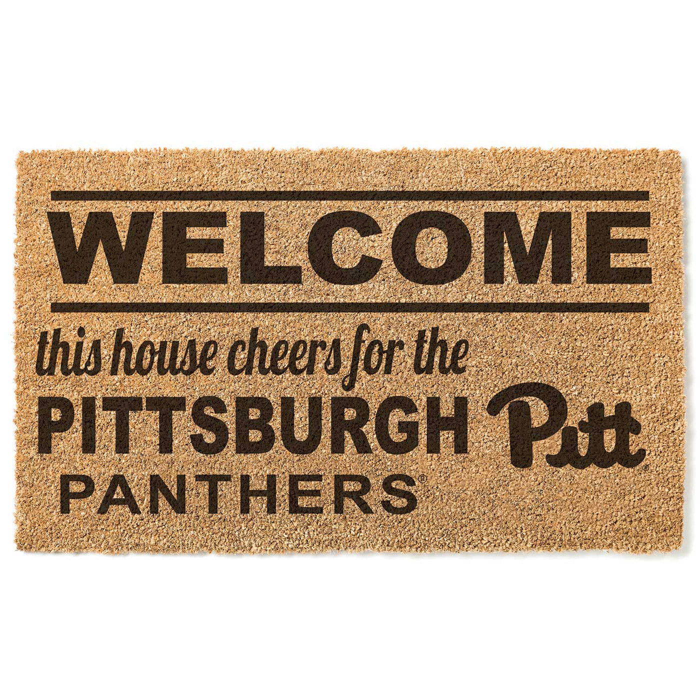 Pitt Panthers 18" x 30" Welcome Doormat