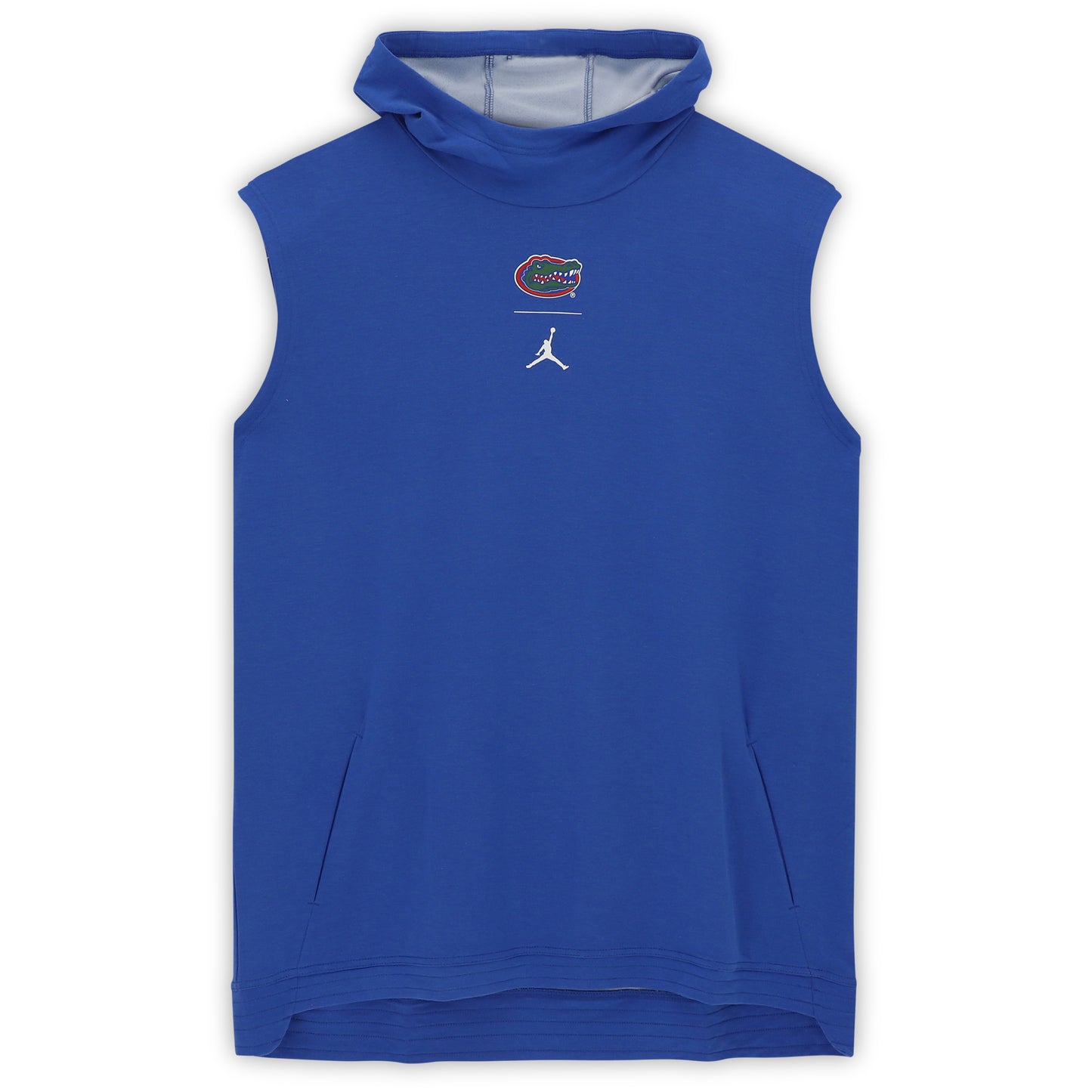 Florida Gators Team-Issued Royal Jordan Sleeveless Hoodie from the Football Program