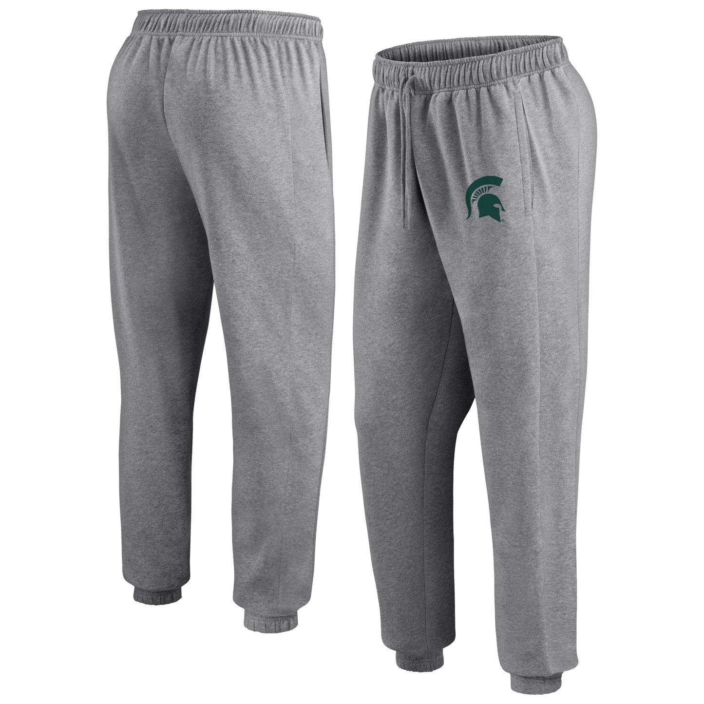 Men's Heathered Gray Michigan State Spartans On the Ball Joggers