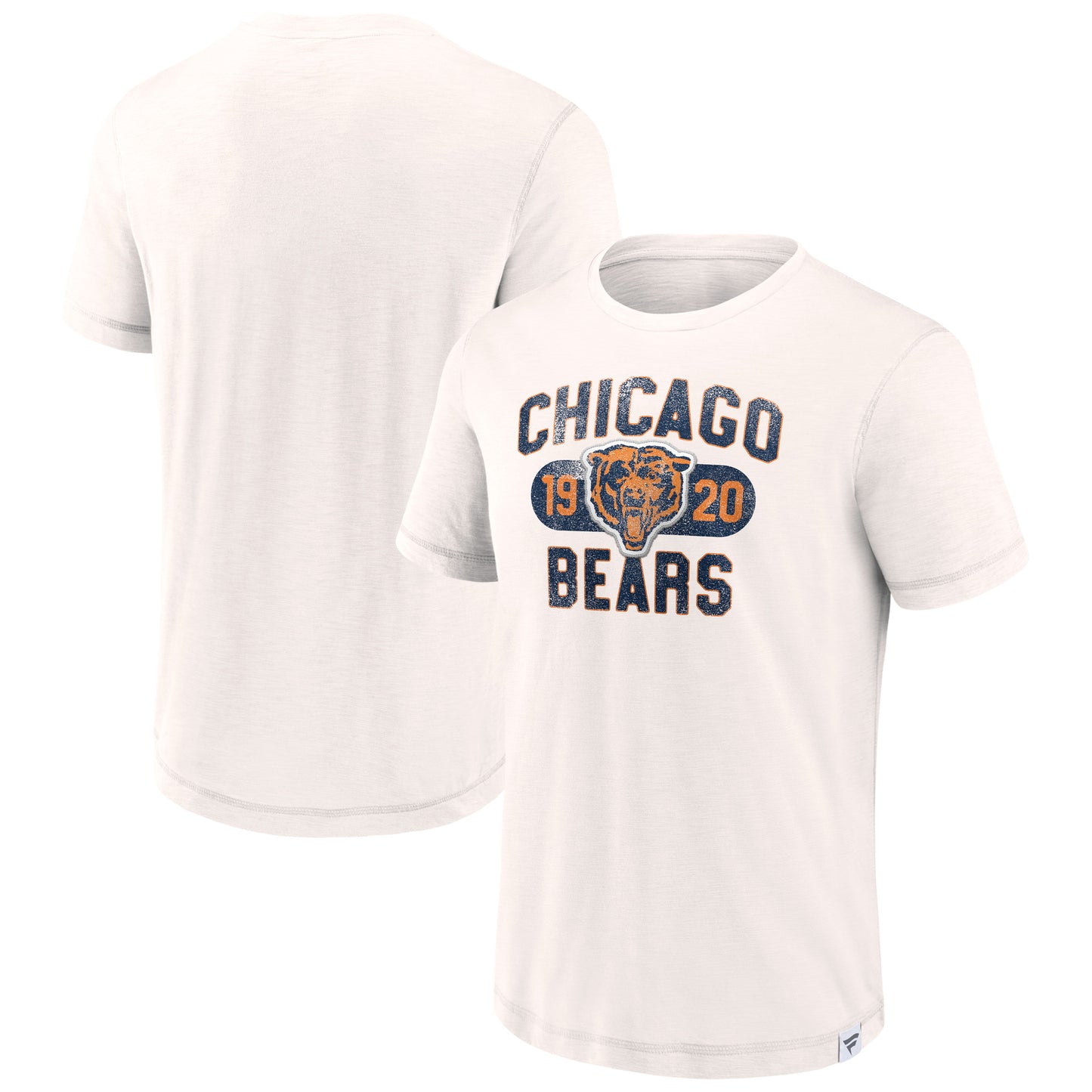 Men's Fanatics White Chicago Bears Act Fast T-Shirt