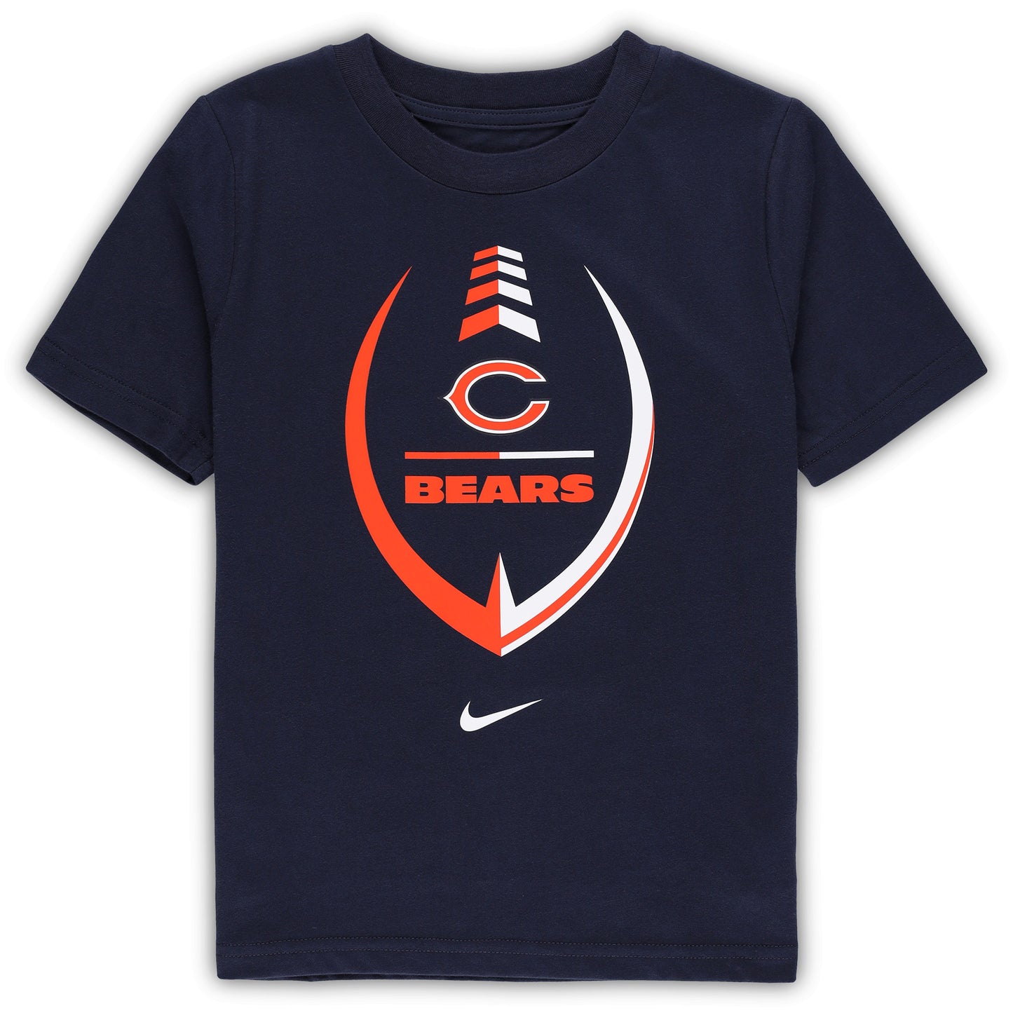 Girls Preschool Nike Navy Chicago Bears Icon T-Shirt