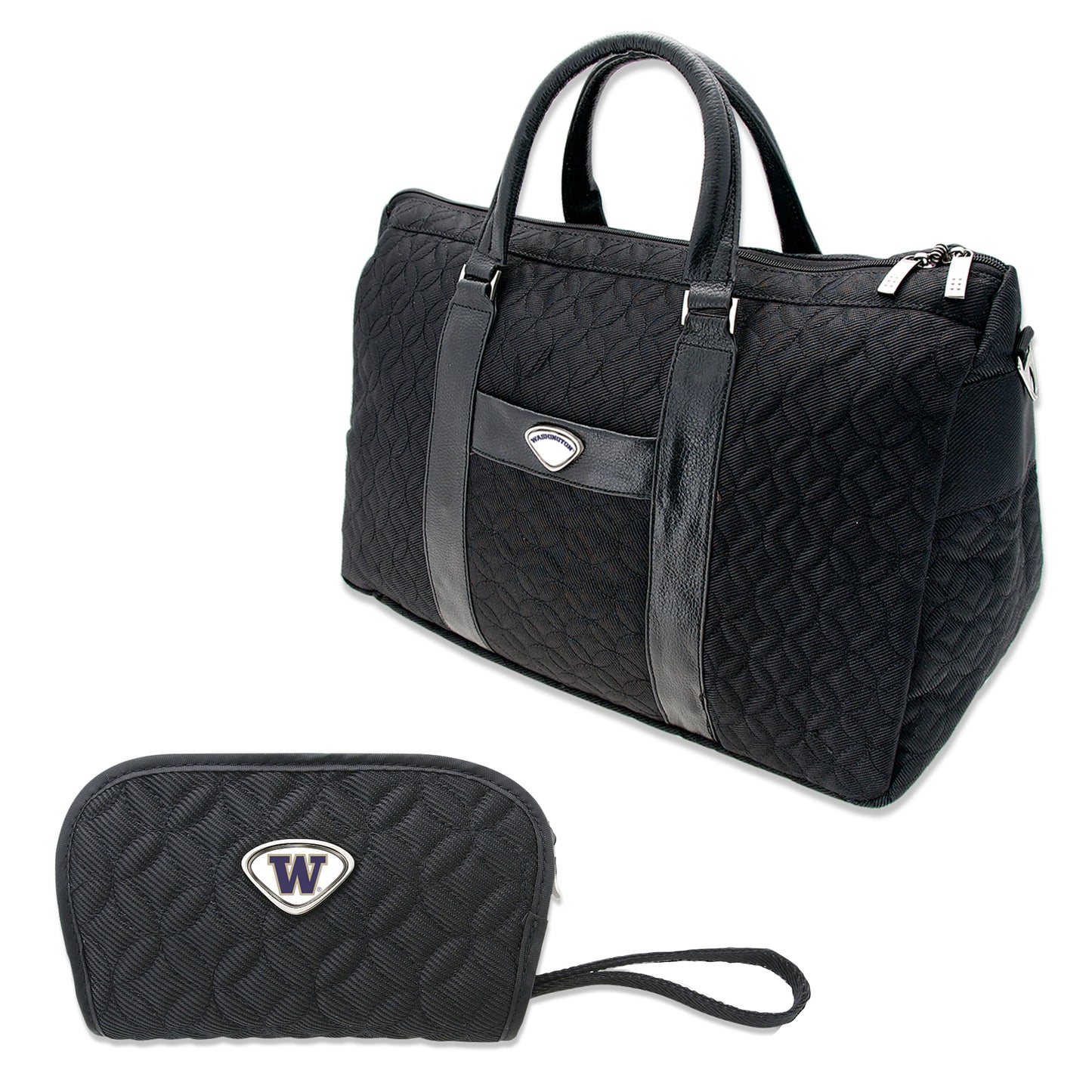 Black Washington Huskies Travel Set
