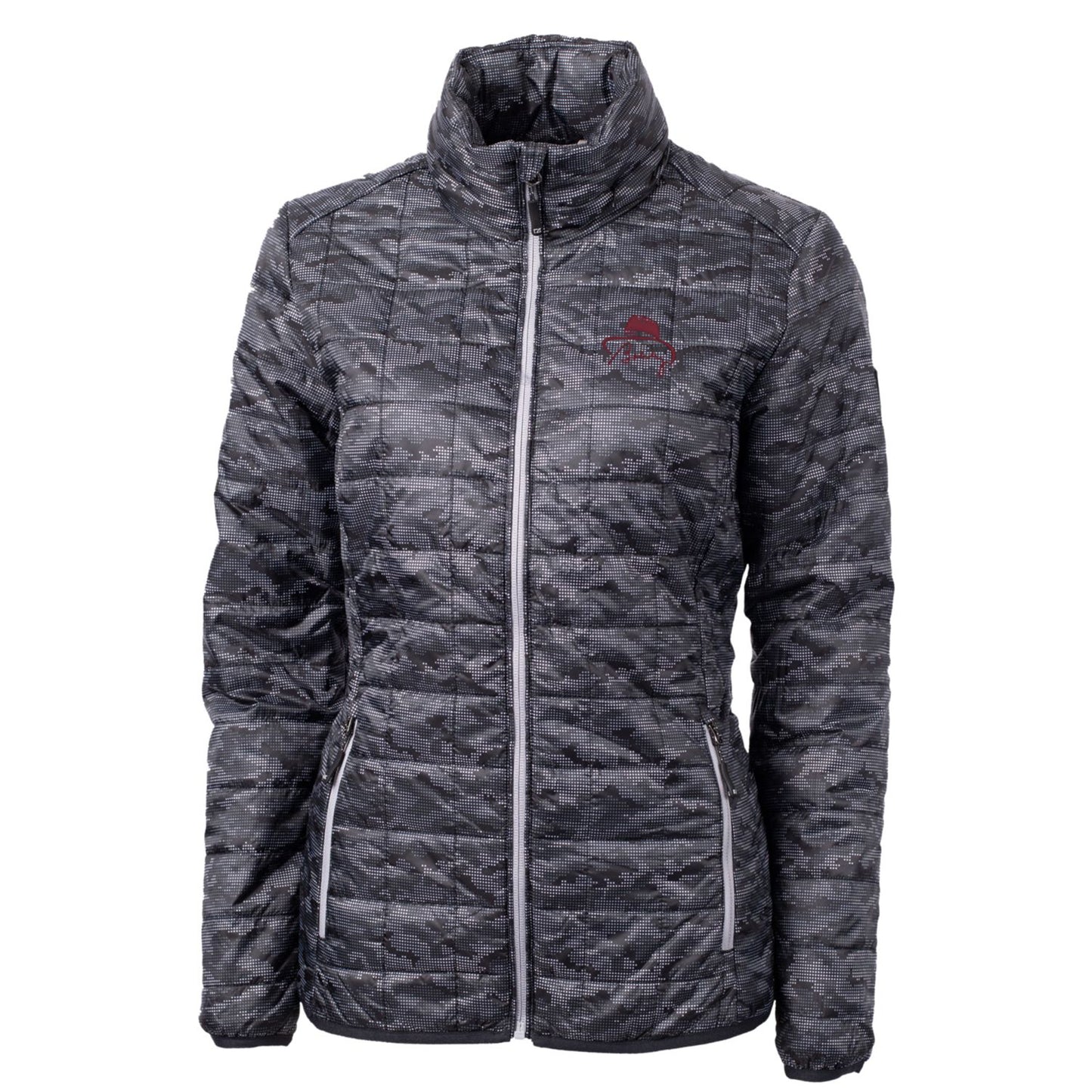 Women's Cutter & Buck Black Florida State Seminoles Bobby Bowden Eco Full-Zip Puffer Jacket