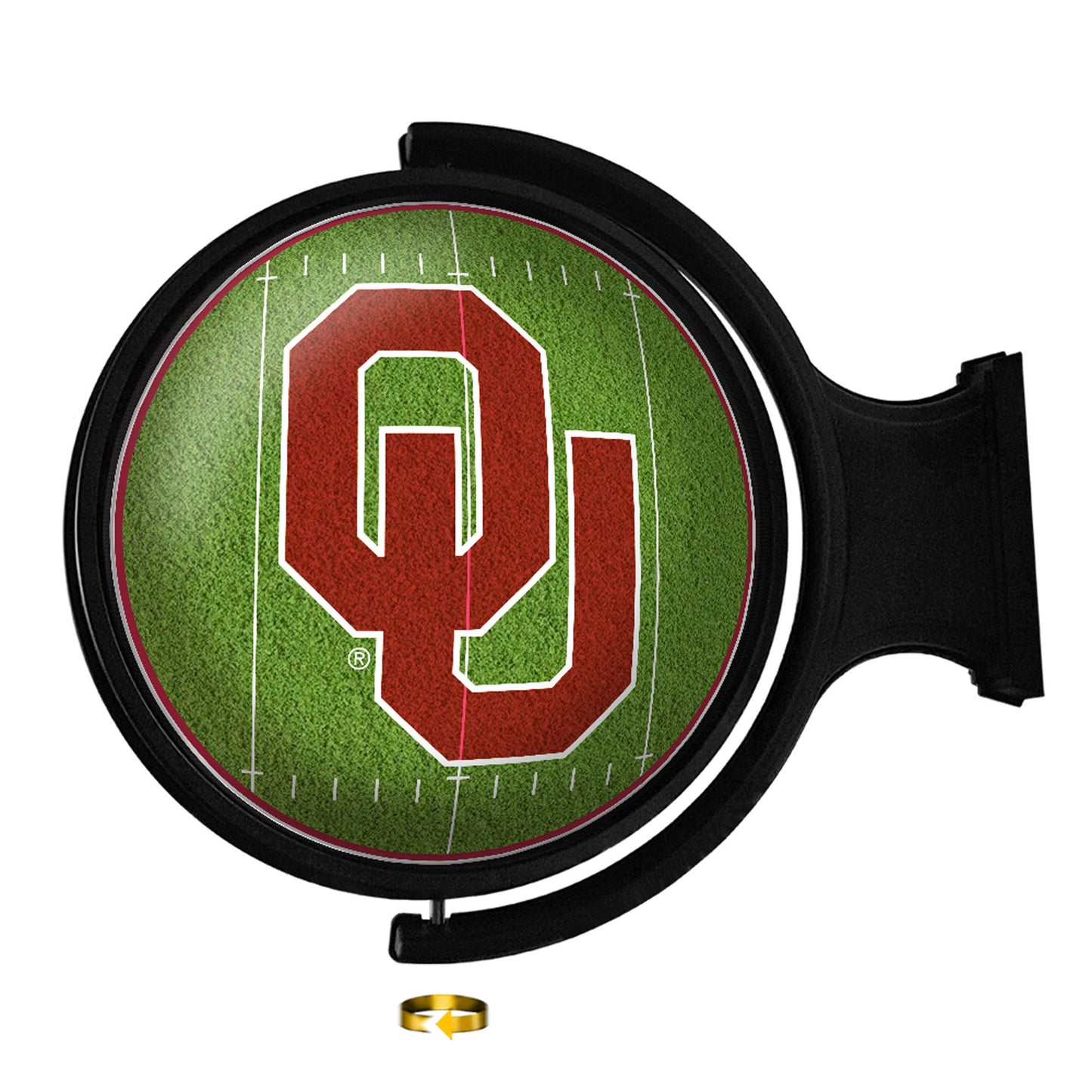 Oklahoma Sooners Football 21'' x 23'' Rotating Lighted Wall Sign