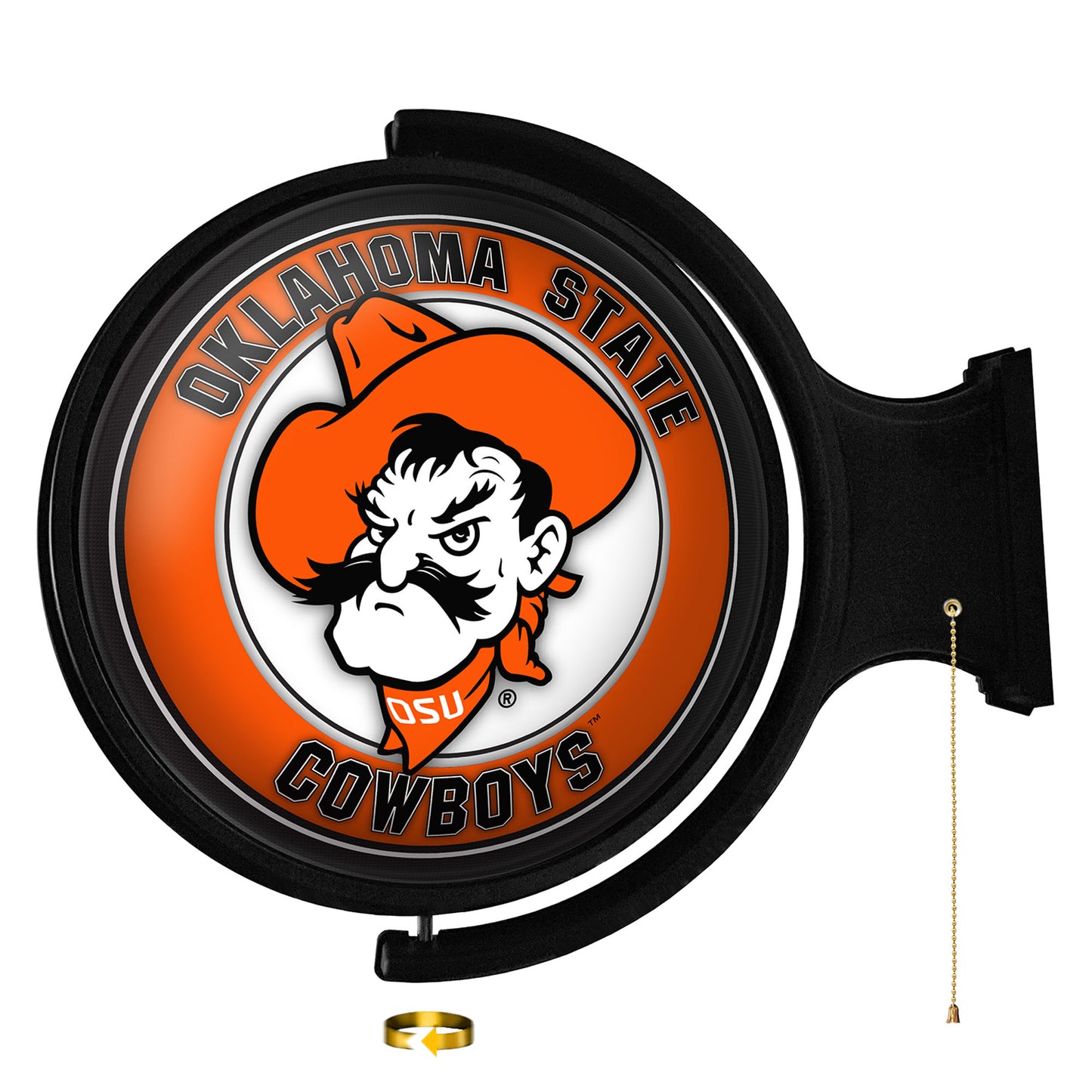 Oklahoma State Cowboys Team 21'' x 23'' Rotating Lighted Wall Sign