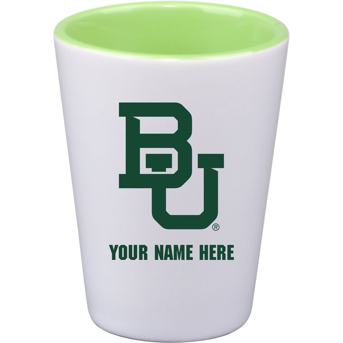 Baylor Bears 2oz. Personalized Ceramic Shot Glass