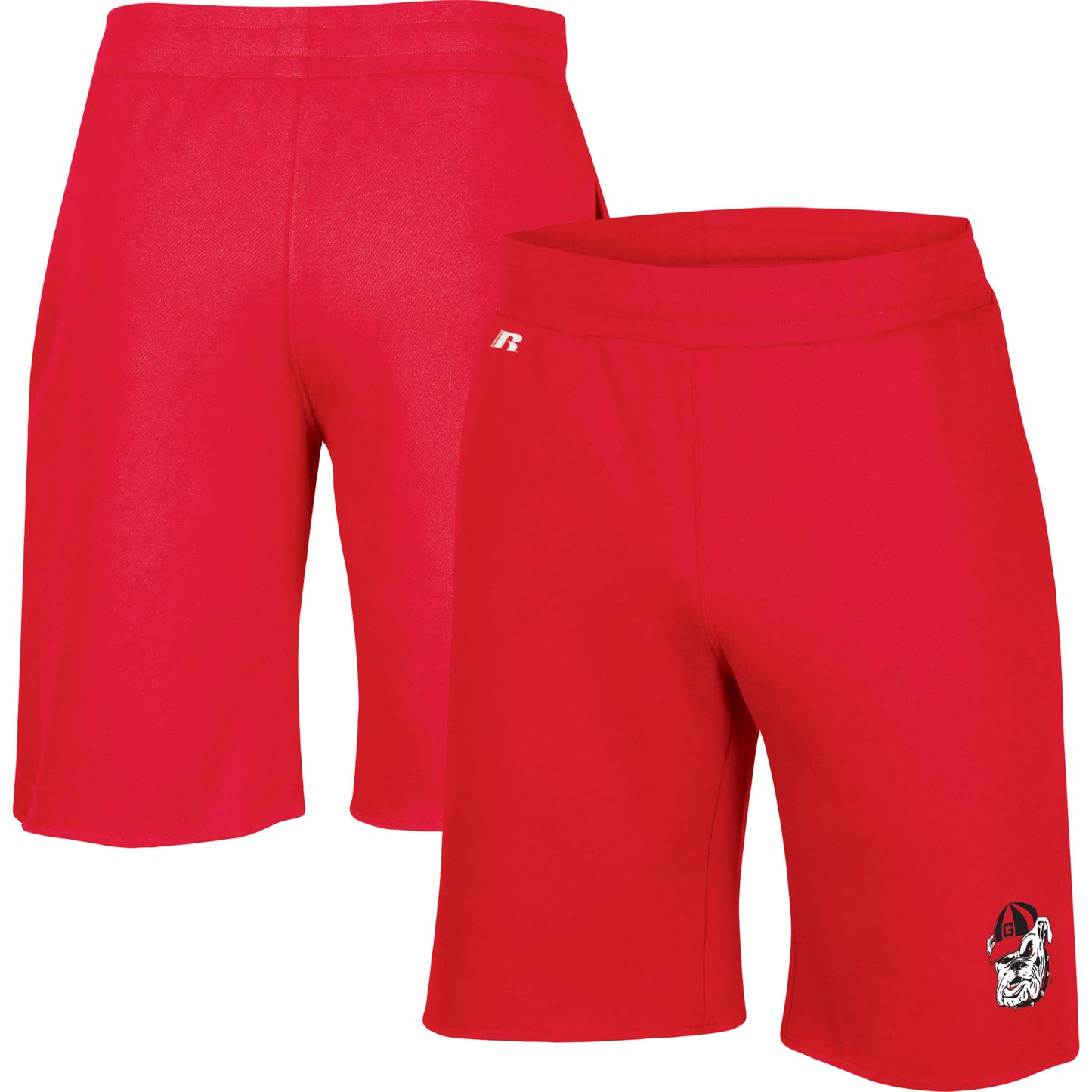 Men's Russell Red Georgia Bulldogs Pull-On Pocket Shorts