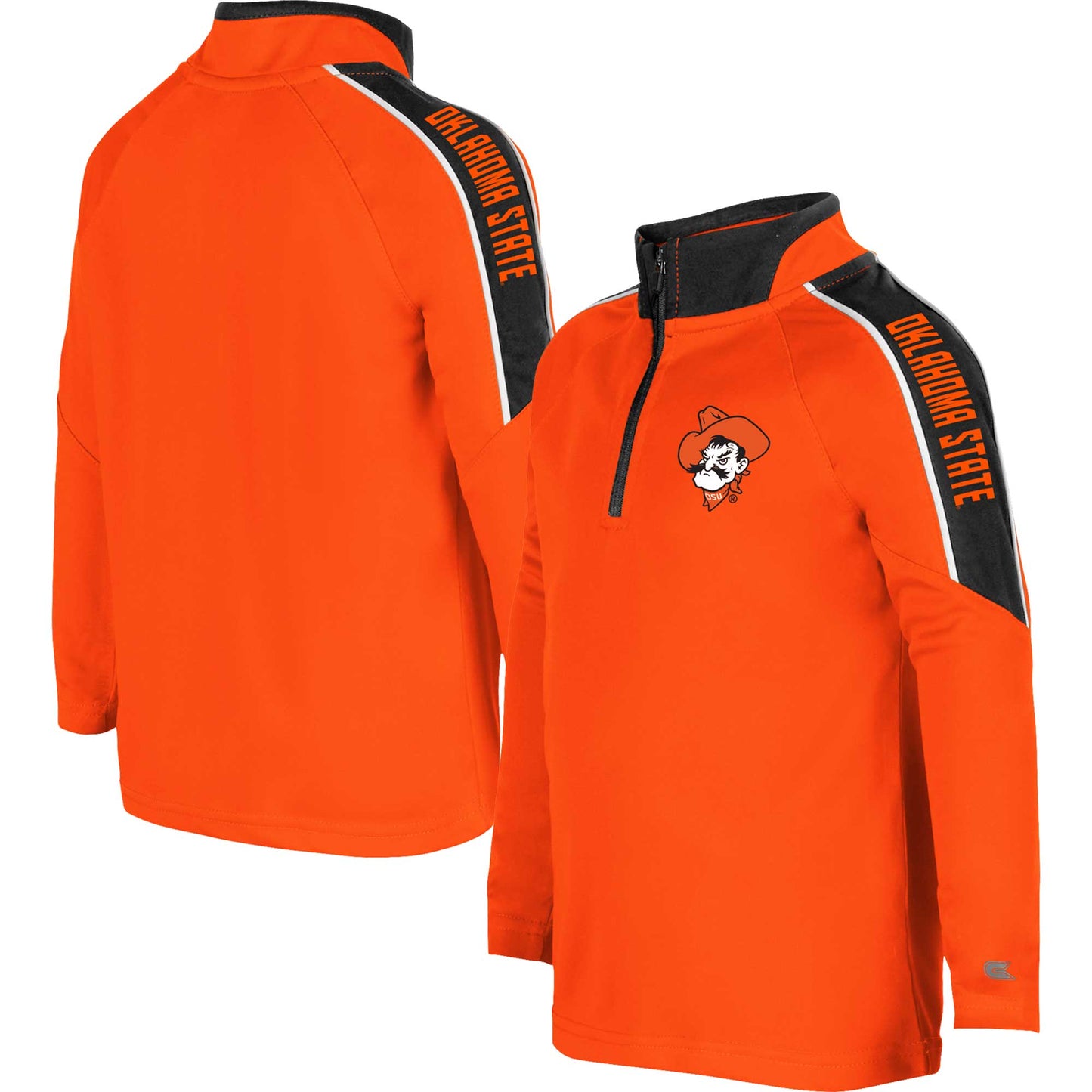 Toddler Colosseum Orange Oklahoma State Cowboys Team Raglan Quarter-Zip Windshirt