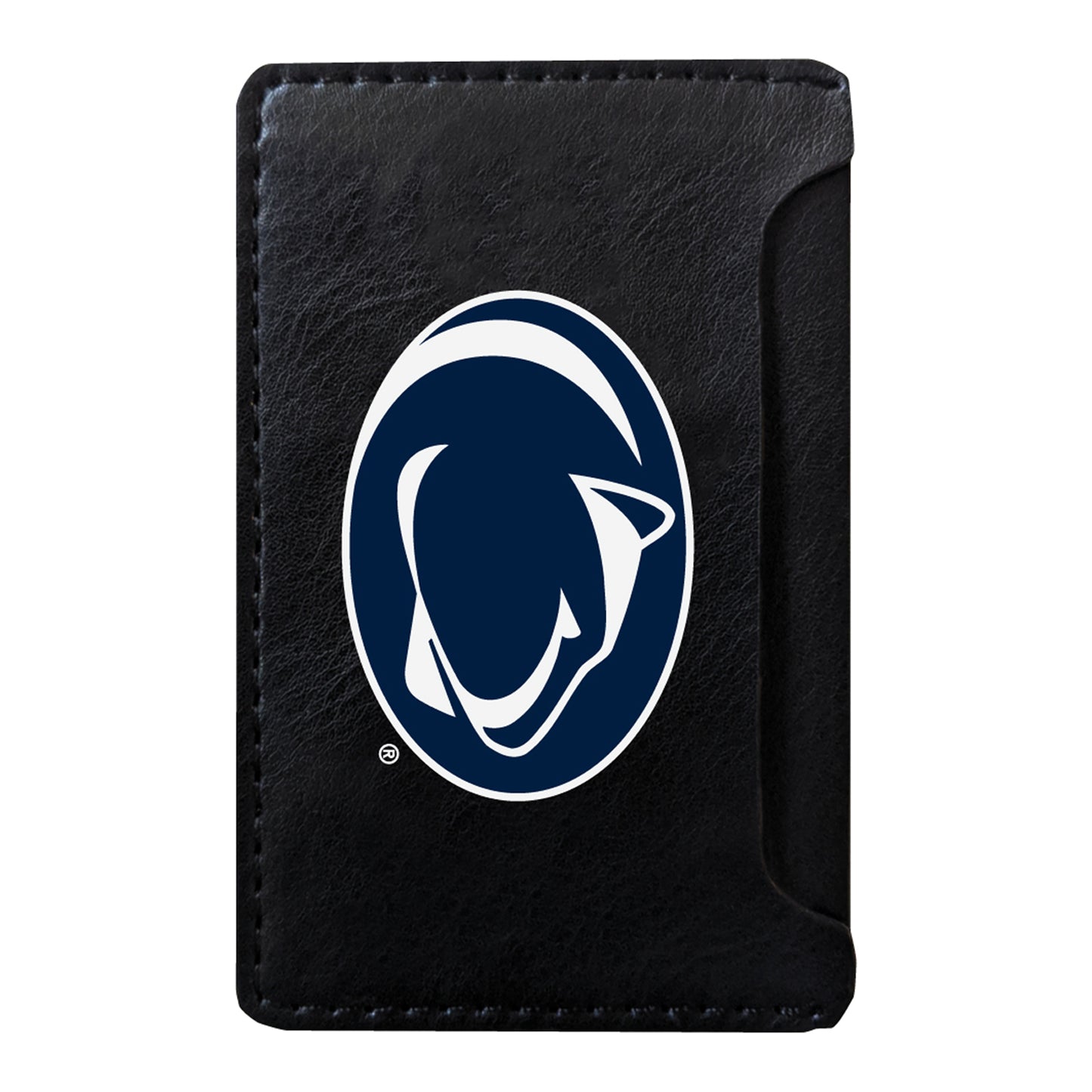 Black Penn State Nittany Lions Faux Leather Phone Wallet Sleeve