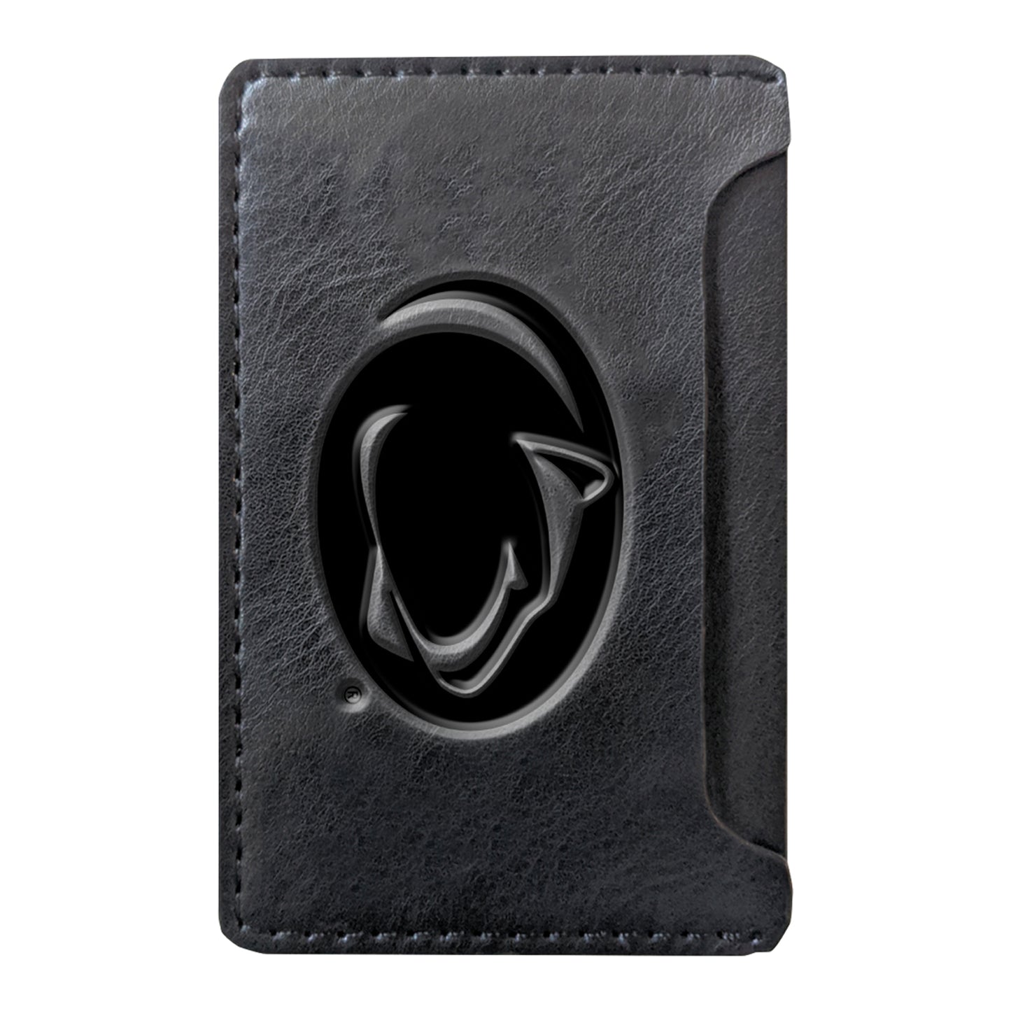 Black Penn State Nittany Lions Debossed Faux Leather Phone Wallet Sleeve
