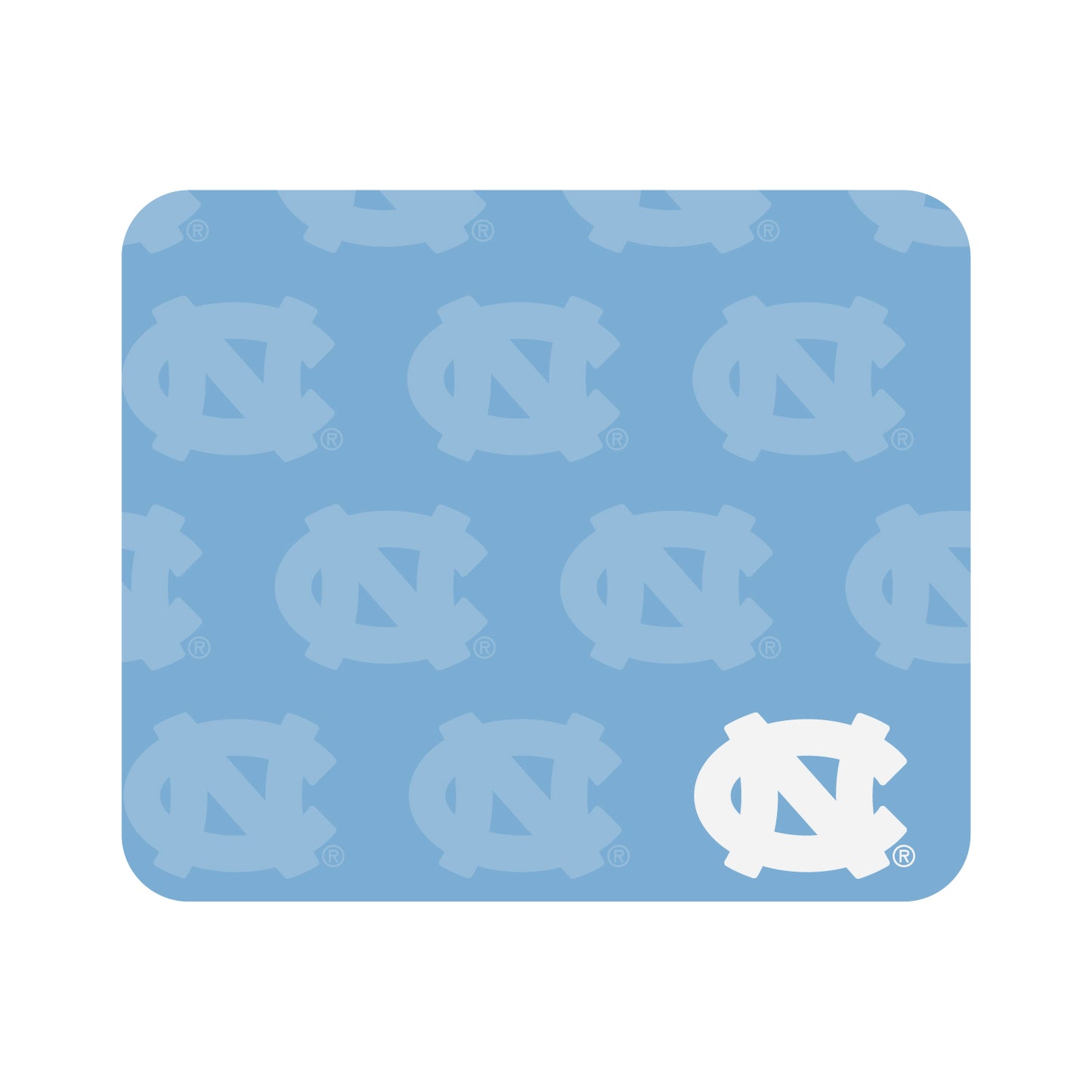 Carolina Blue North Carolina Tar Heels Echo Logo Mouse Pad