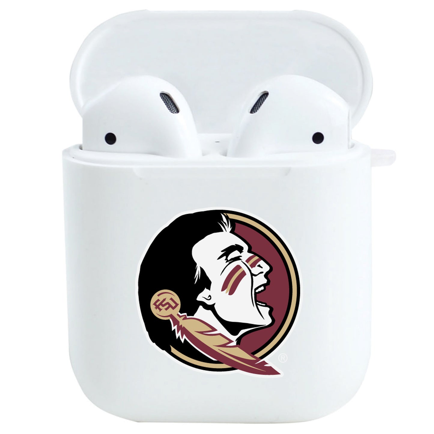 White Florida State Seminoles Airpods Case