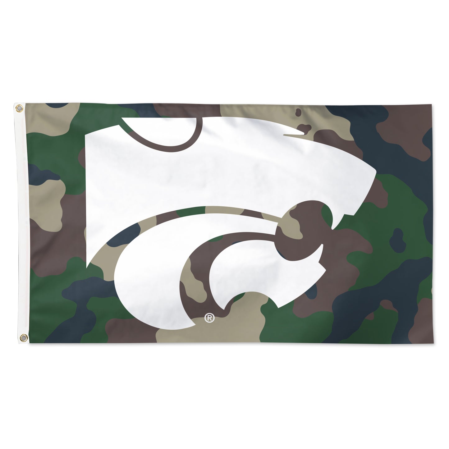 WinCraft Kansas State Wildcats 3' x 5' Single-Sided Deluxe Camo Flag