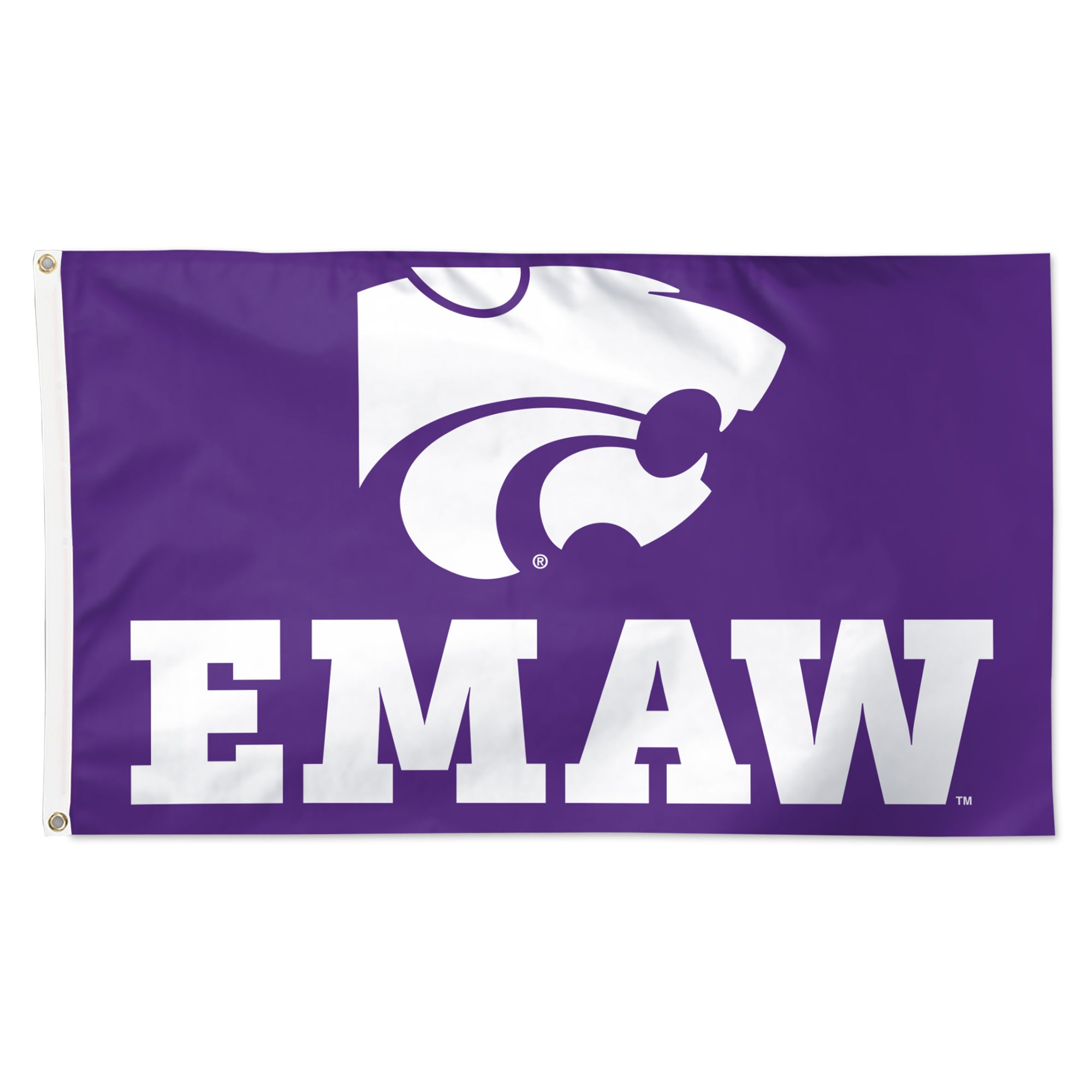 Kansas State Wildcats 3x5 Foot Flag - Purple Nylon - Official NCAA Alumni Fan Gear