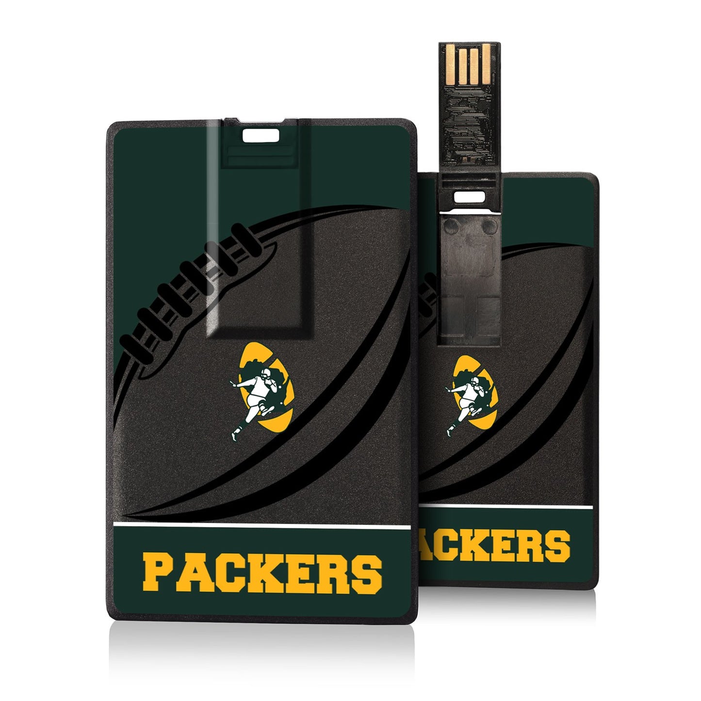 Green Bay Packers 32GB Passtime Design Credit Card USB Drive