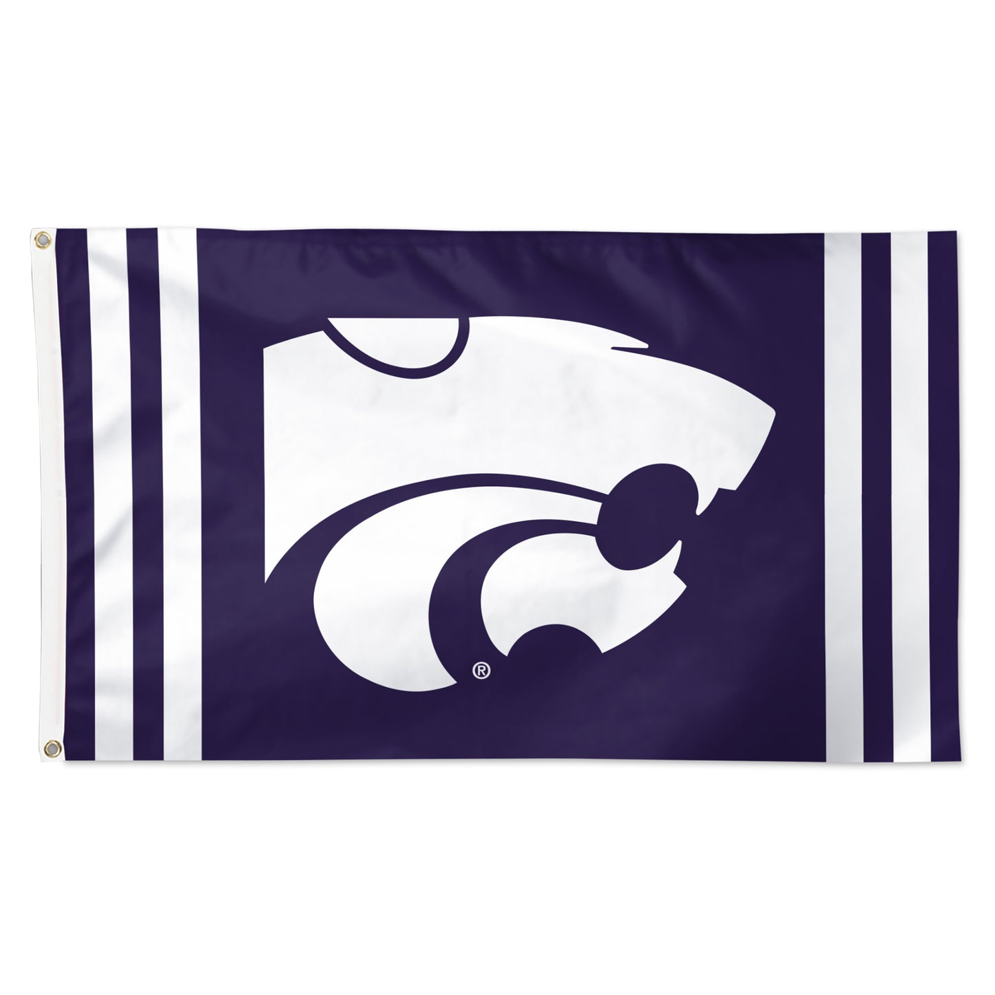 WinCraft Kansas State Wildcats 3' x 5' Vertical Stripe Deluxe Single-Sided Flag
