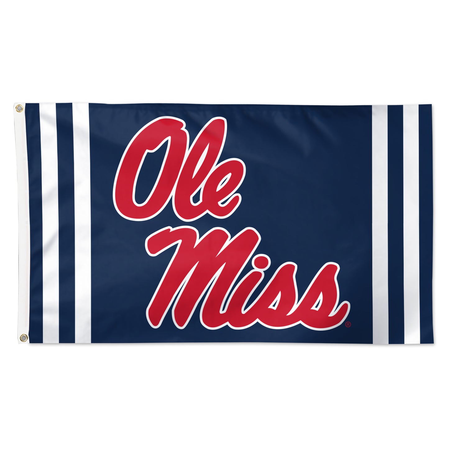 WinCraft Ole Miss Rebels 3' x 5' Vertical Stripe Deluxe Single-Sided Flag