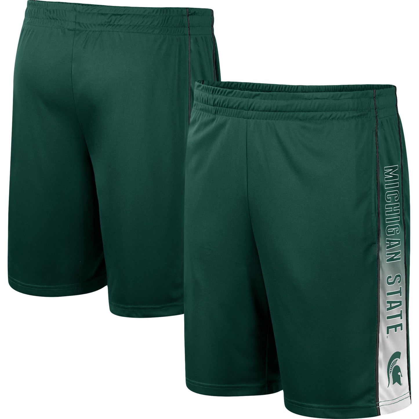 Men's Colosseum Green Michigan State Spartans Lazarus Shorts