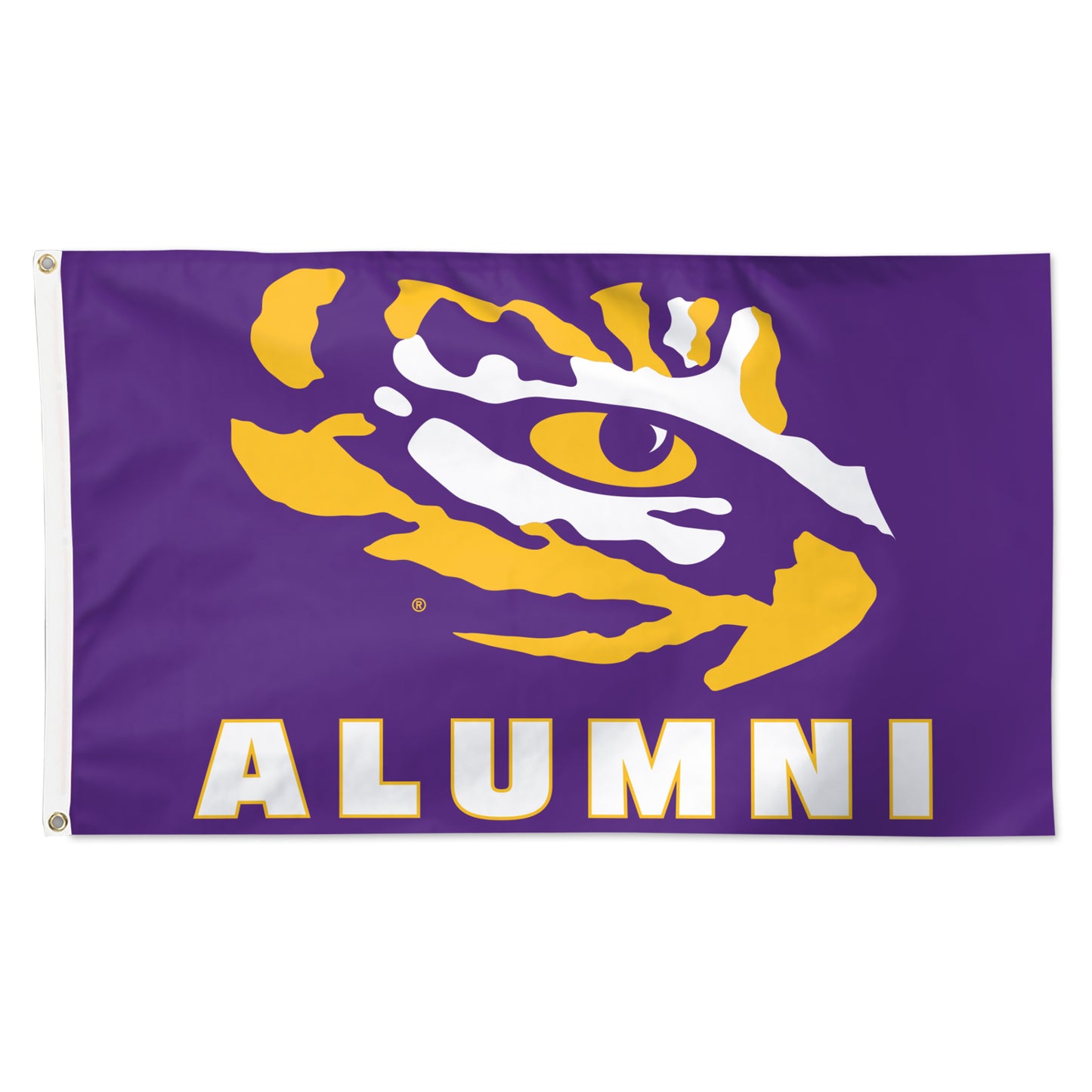 WinCraft LSU Tigers 3' x 5' Single-Sided Deluxe Alumni School Supporter Flag