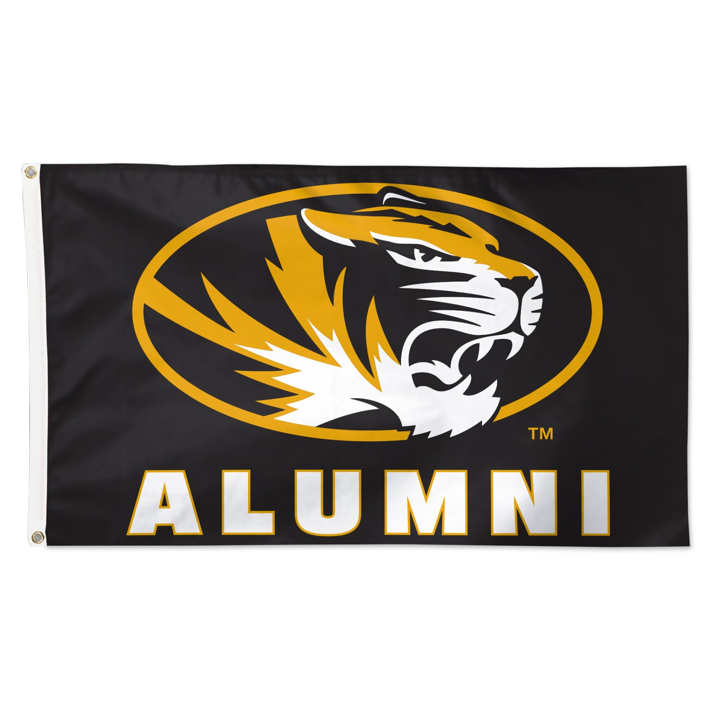 WinCraft Missouri Tigers 3' x 5' Single-Sided Deluxe Alumni School Supporter Flag