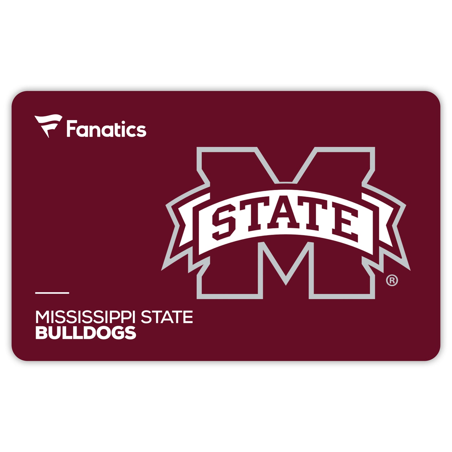 Mississippi State Bulldogs Fanatics eGift Card ($10 - $500)