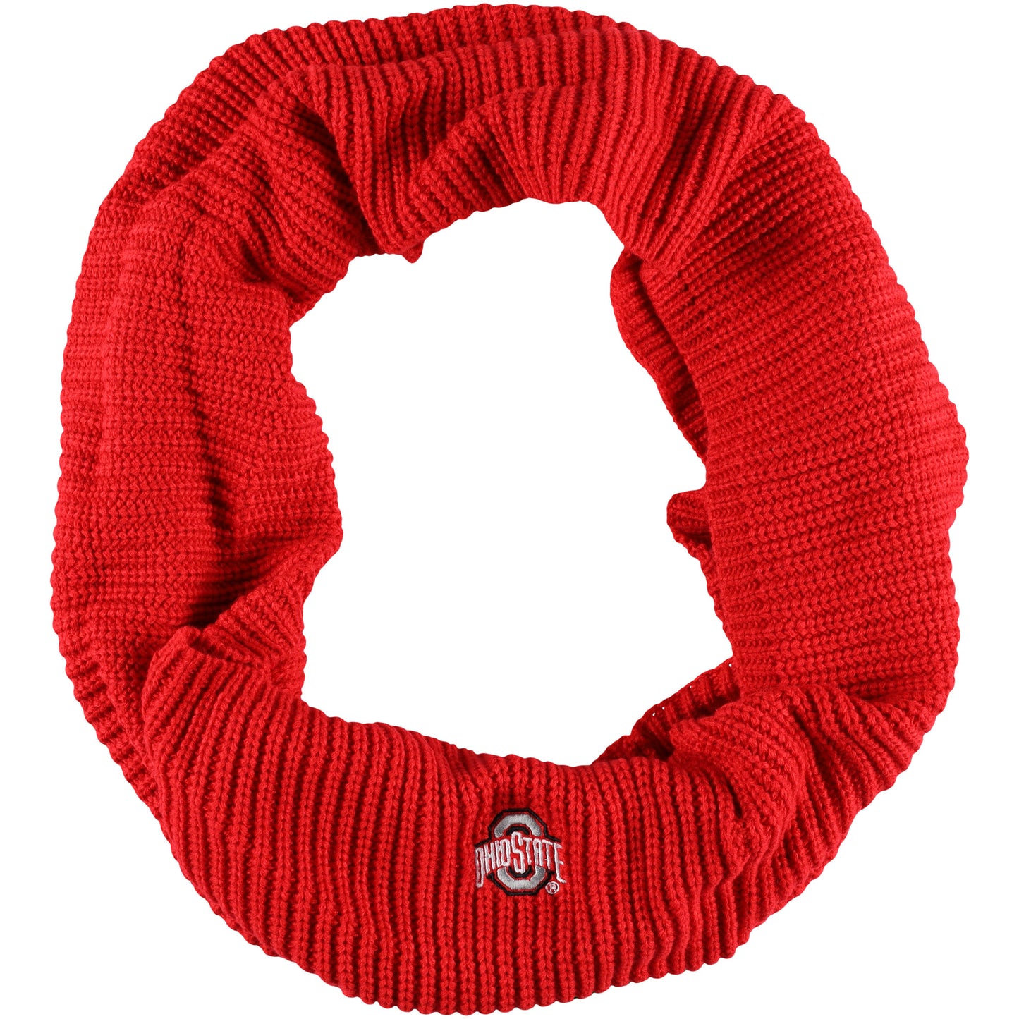 Women's ZooZatz Ohio State Buckeyes Knit Cowl Infinity Scarf