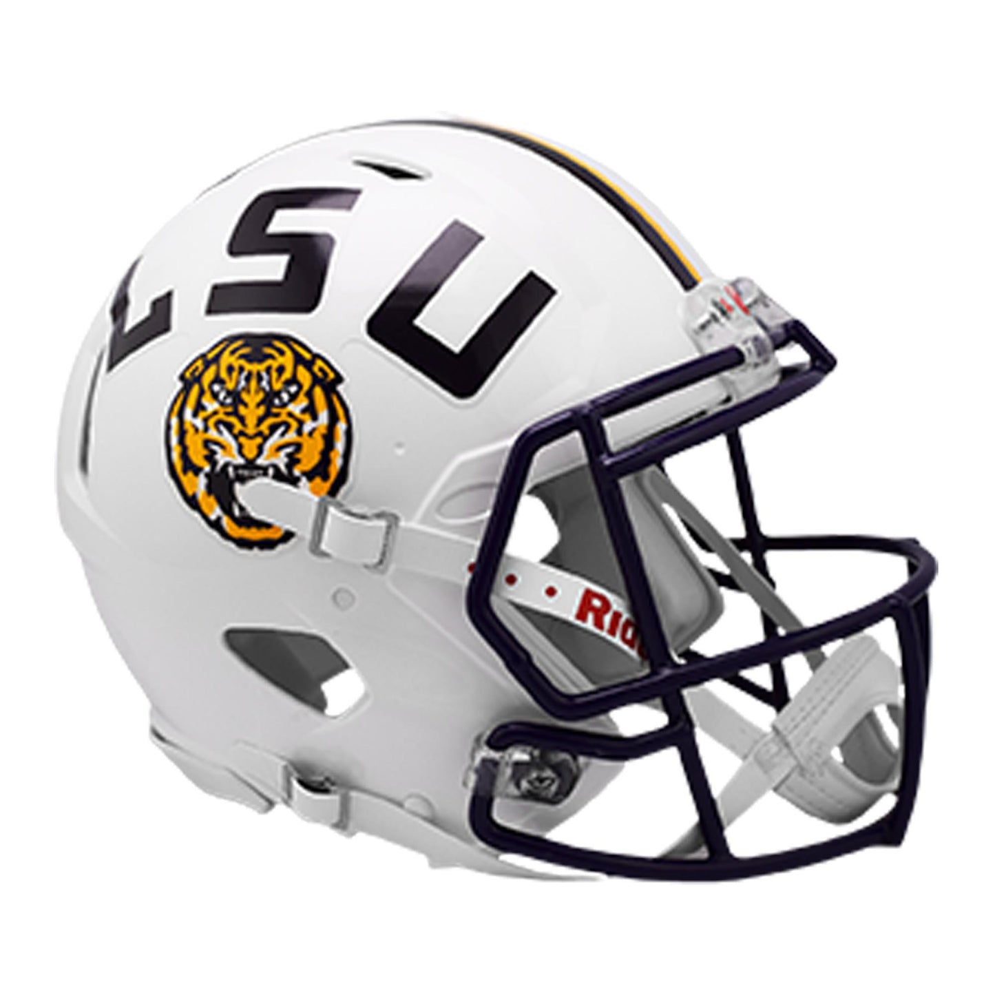Riddell LSU Tigers White Speed Authentic Helmet
