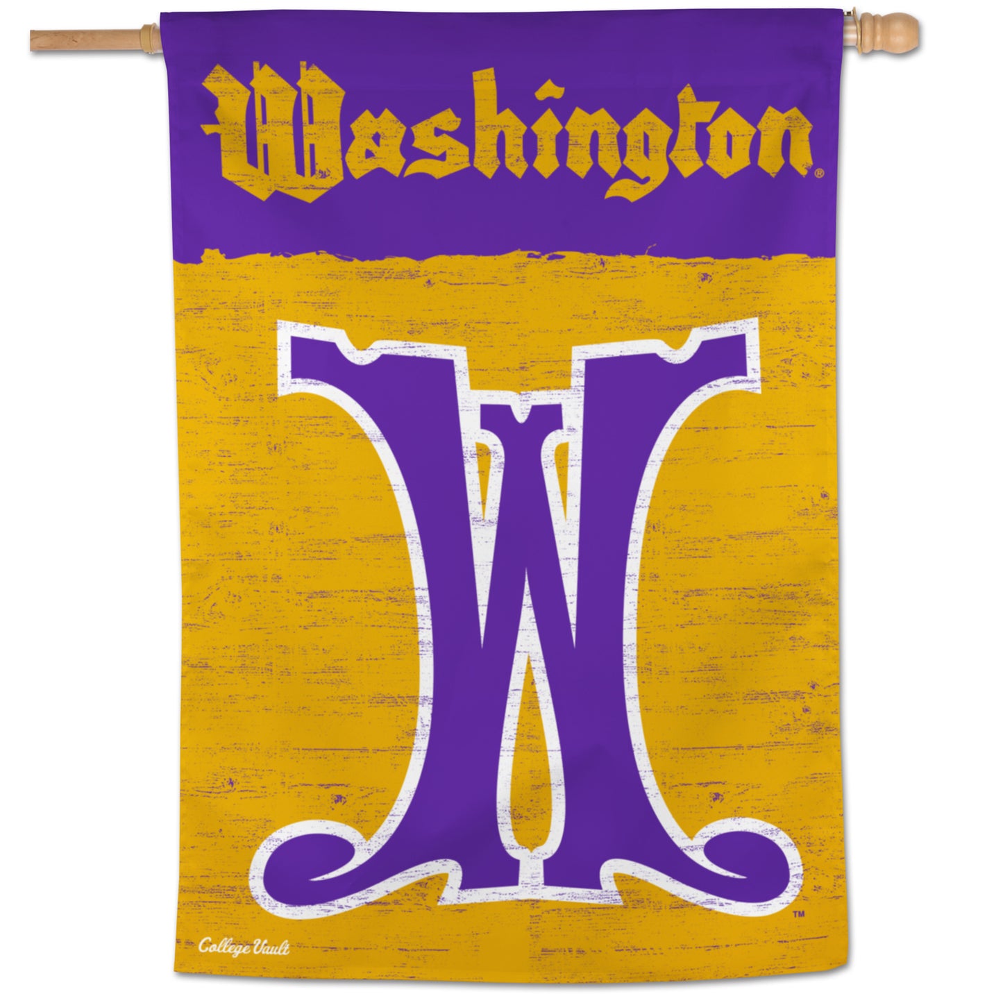 WinCraft Washington Huskies 28" x 40" Vault Single-Sided Vertical Banner