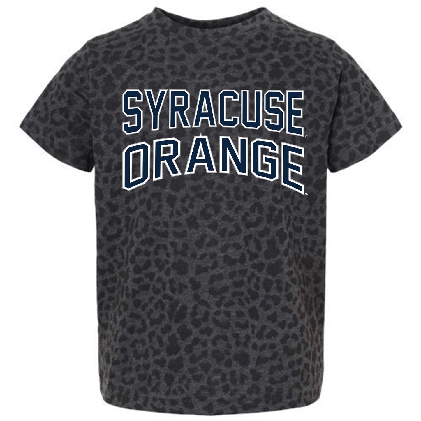 Toddler Gameday Couture Leopard Syracuse Orange Fan Favorite Leopard T-Shirt