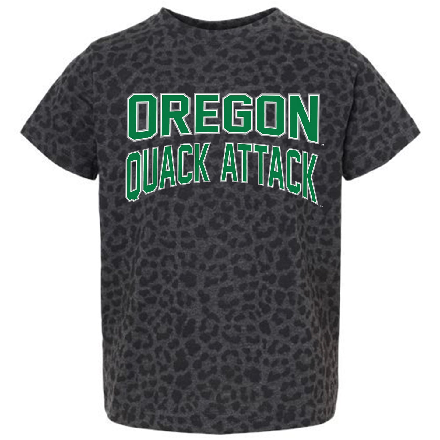 Youth Gameday Couture Leopard Oregon Ducks Fan Favorite Leopard T-Shirt