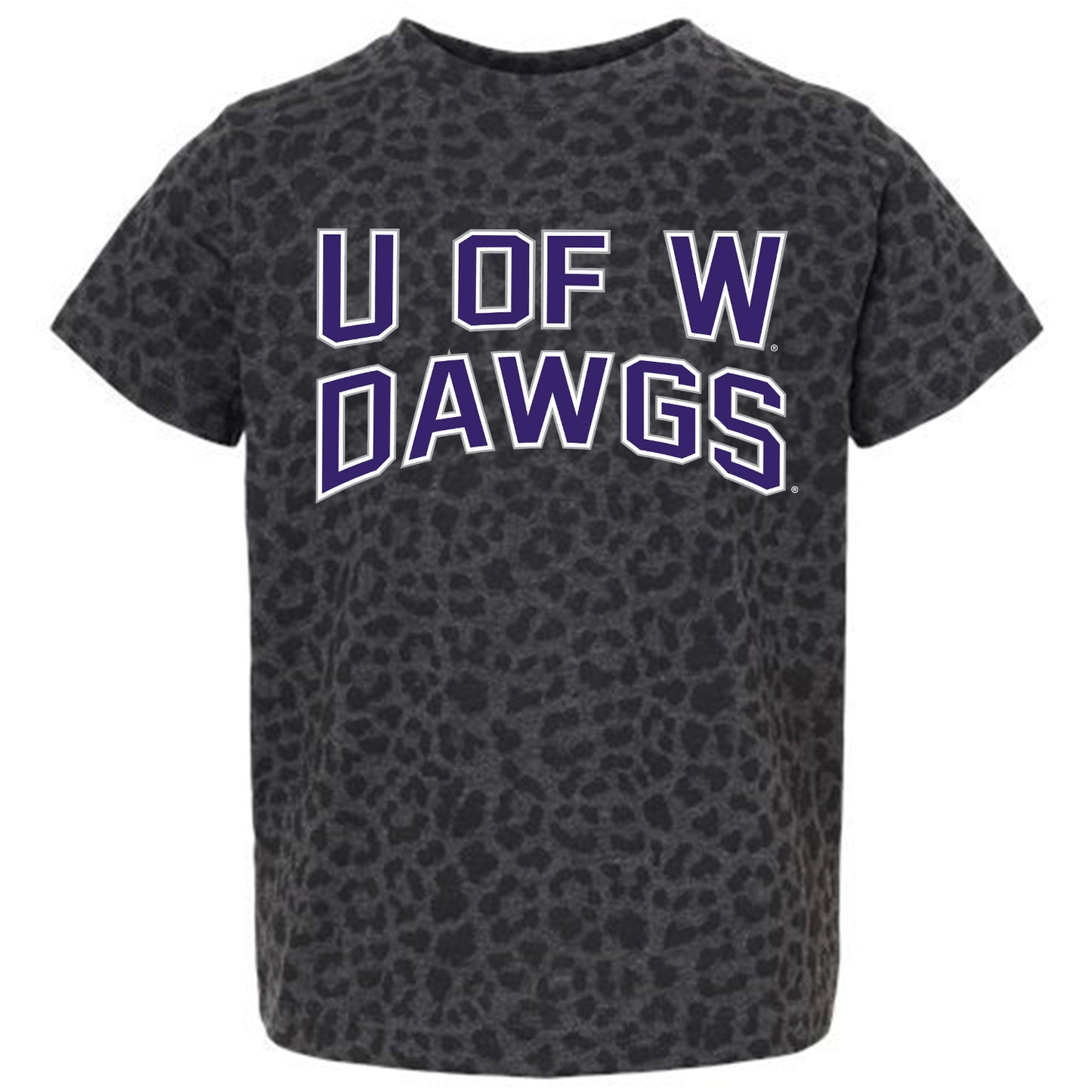 Youth Gameday Couture Leopard Washington Huskies Fan Favorite Leopard T-Shirt
