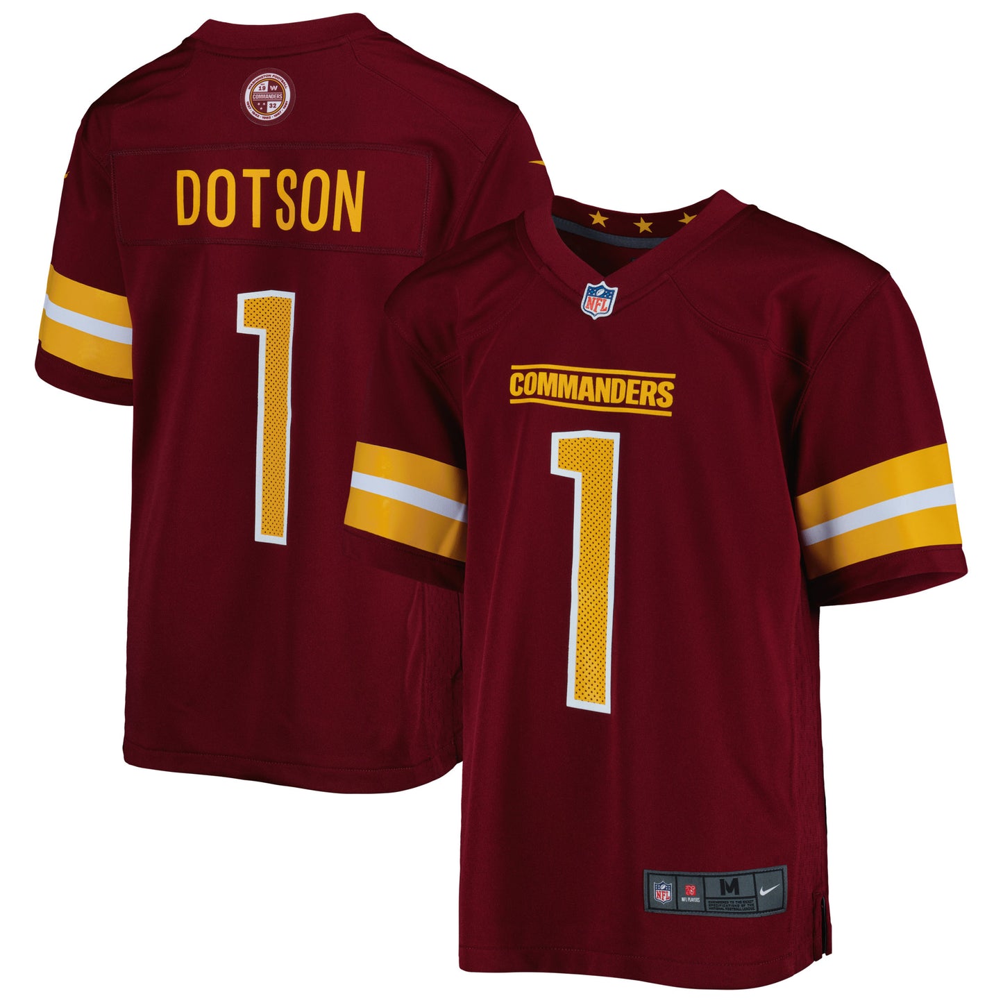 Youth Nike Jahan Dotson Burgundy Washington Commanders Game Jersey